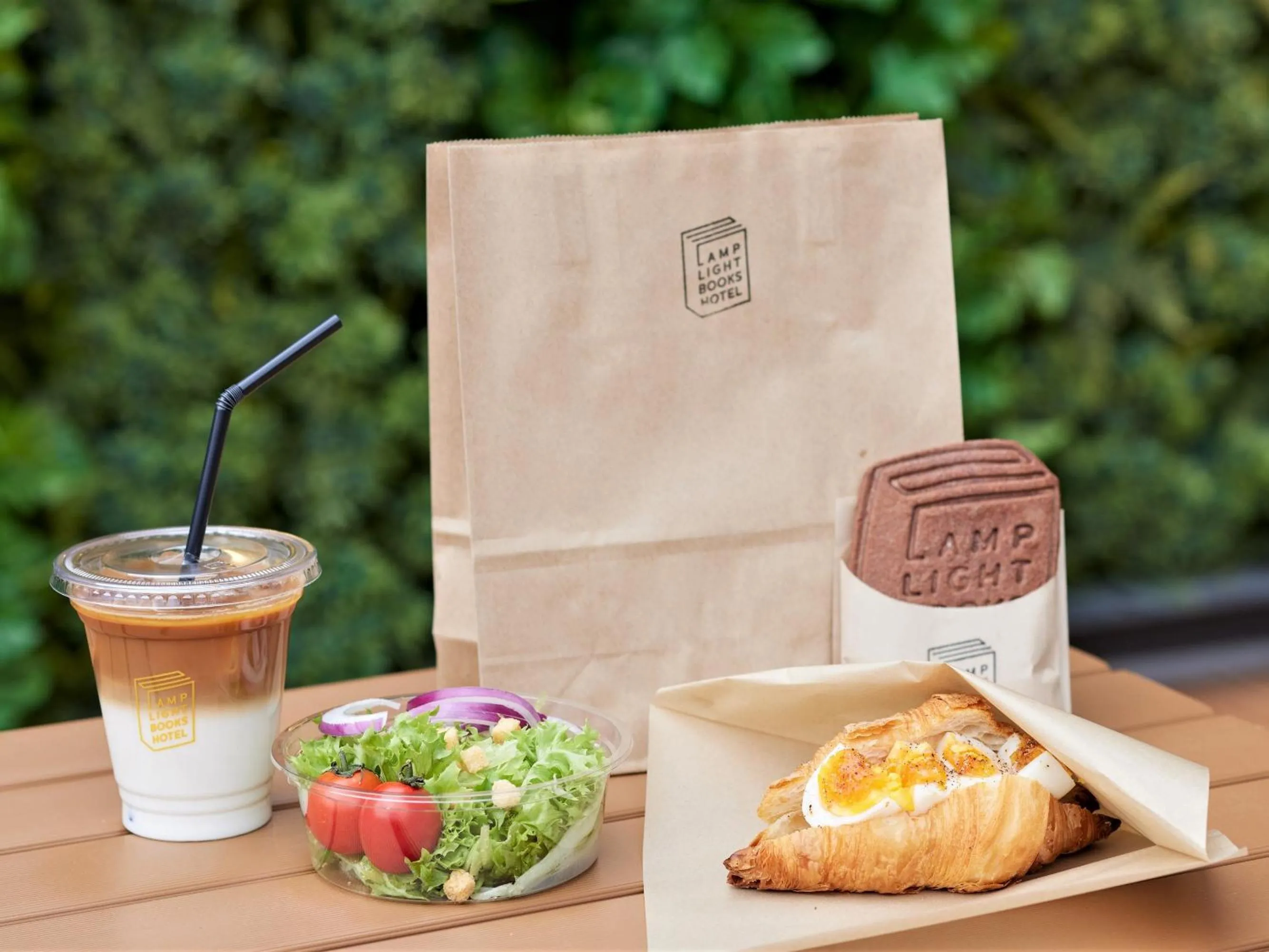 Breakfast in LAMP LIGHT BOOKS HOTEL fukuoka