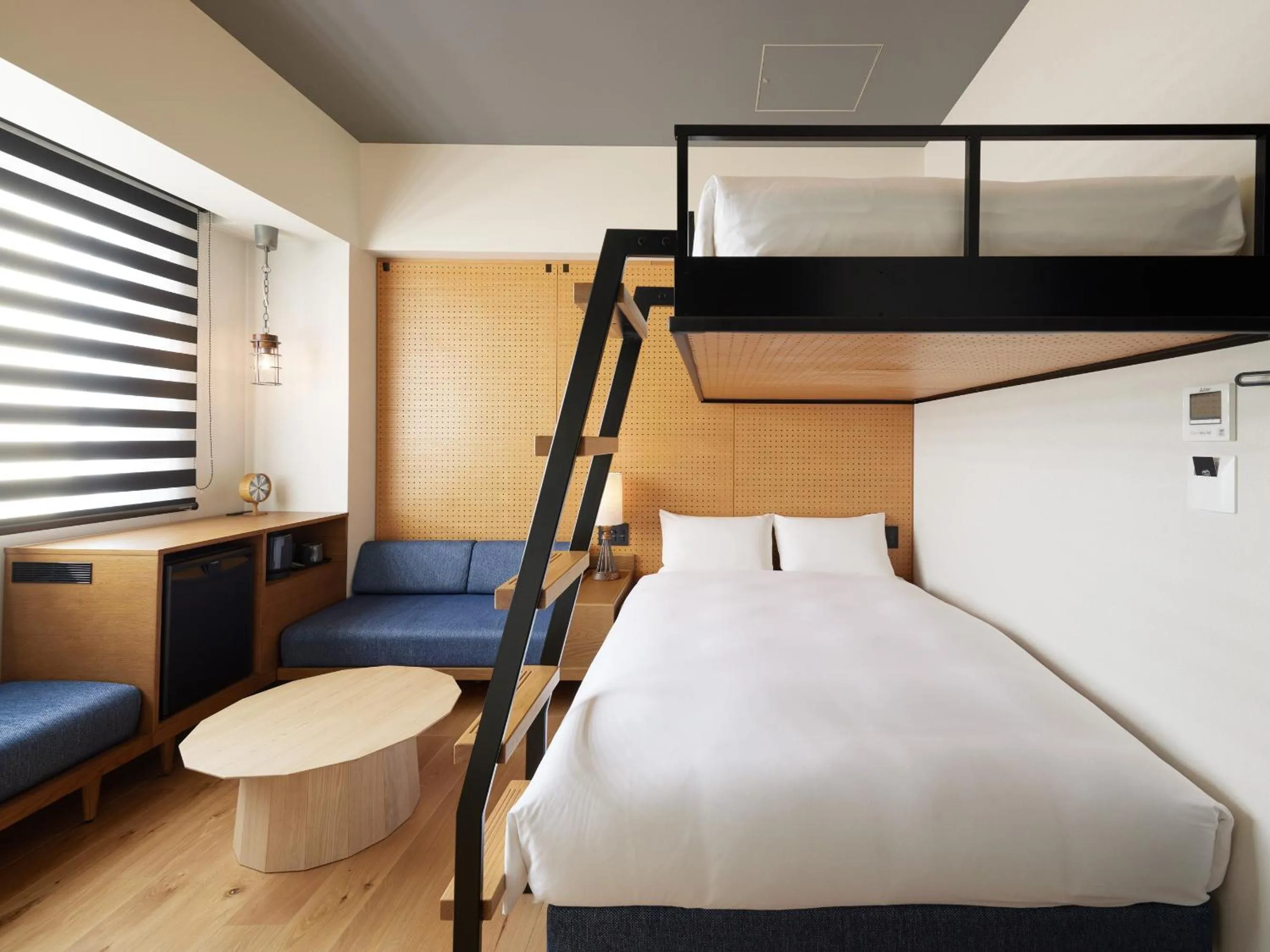 bunk bed, Bed in LAMP LIGHT BOOKS HOTEL fukuoka