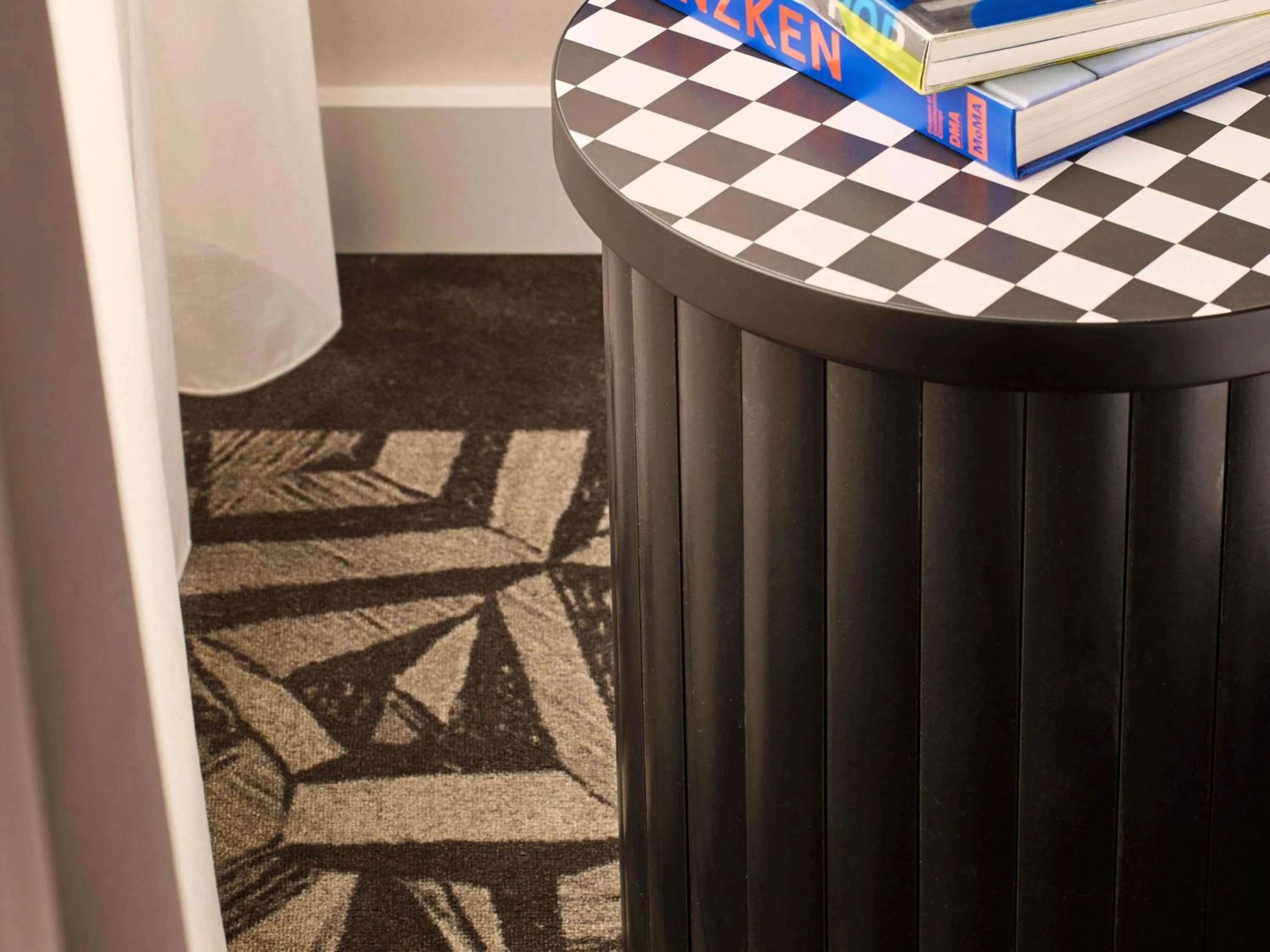 Bedroom in Mama Shelter Prague