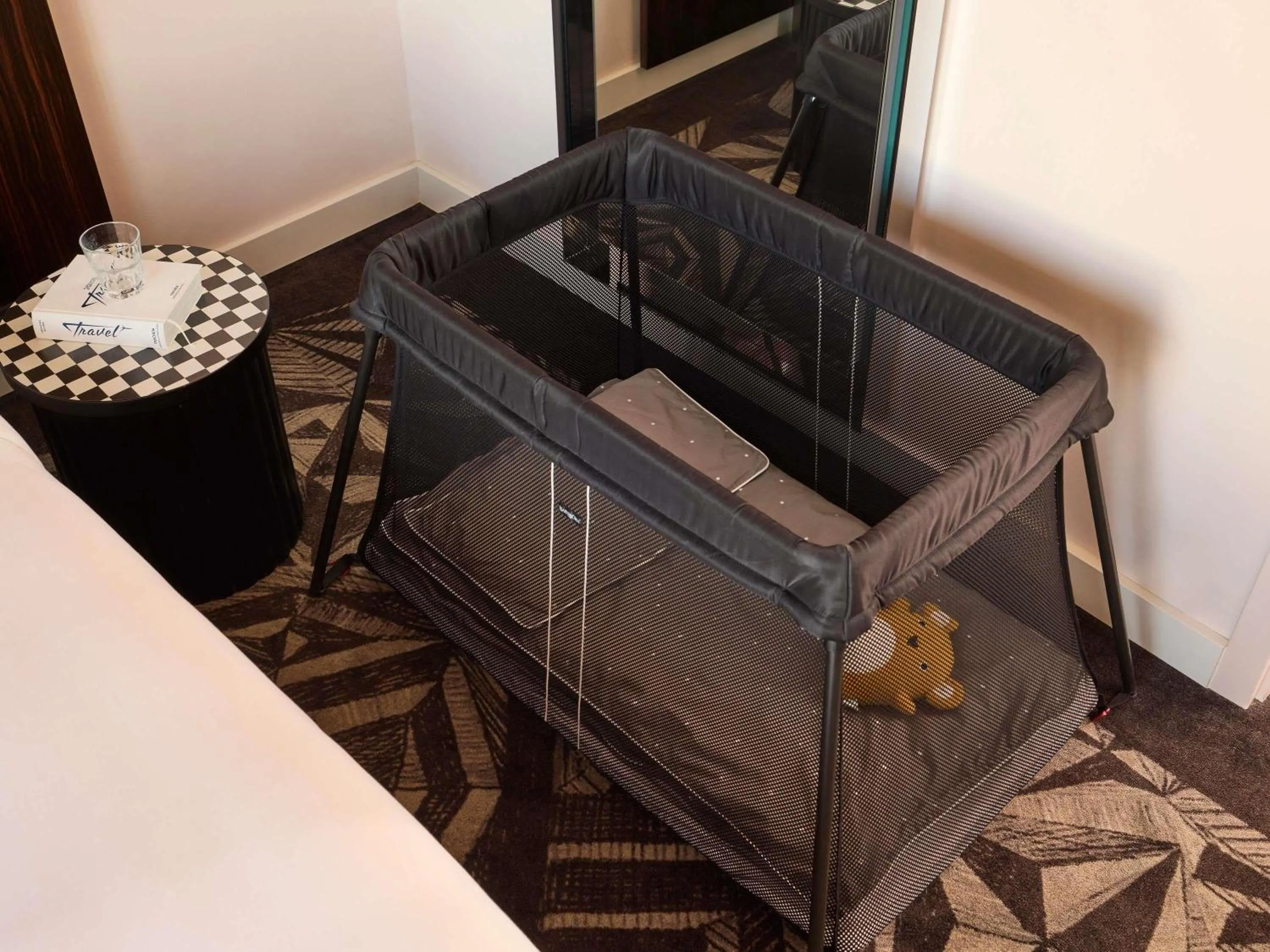 Bedroom in Mama Shelter Prague