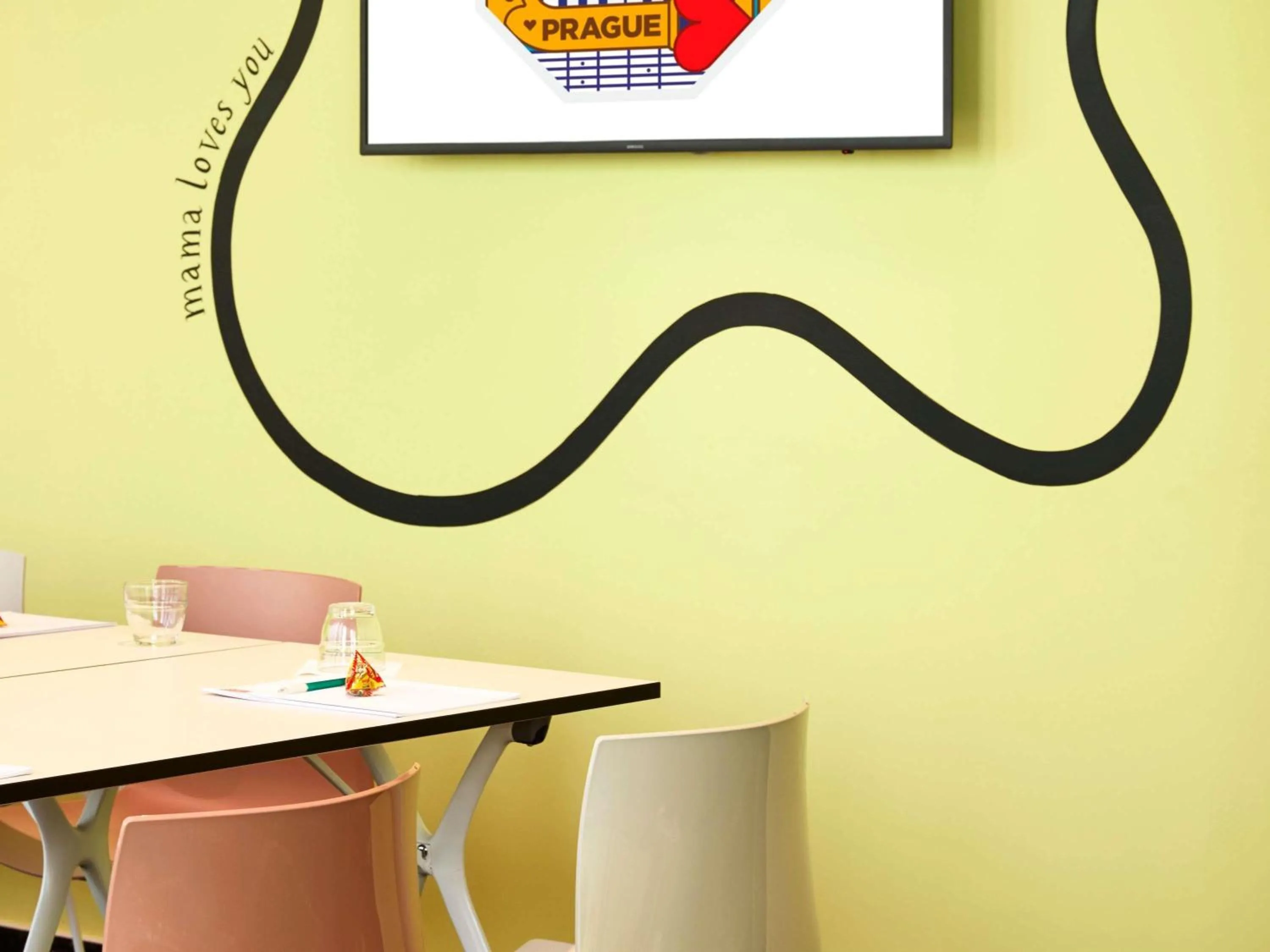 Meeting/conference room in Mama Shelter Prague