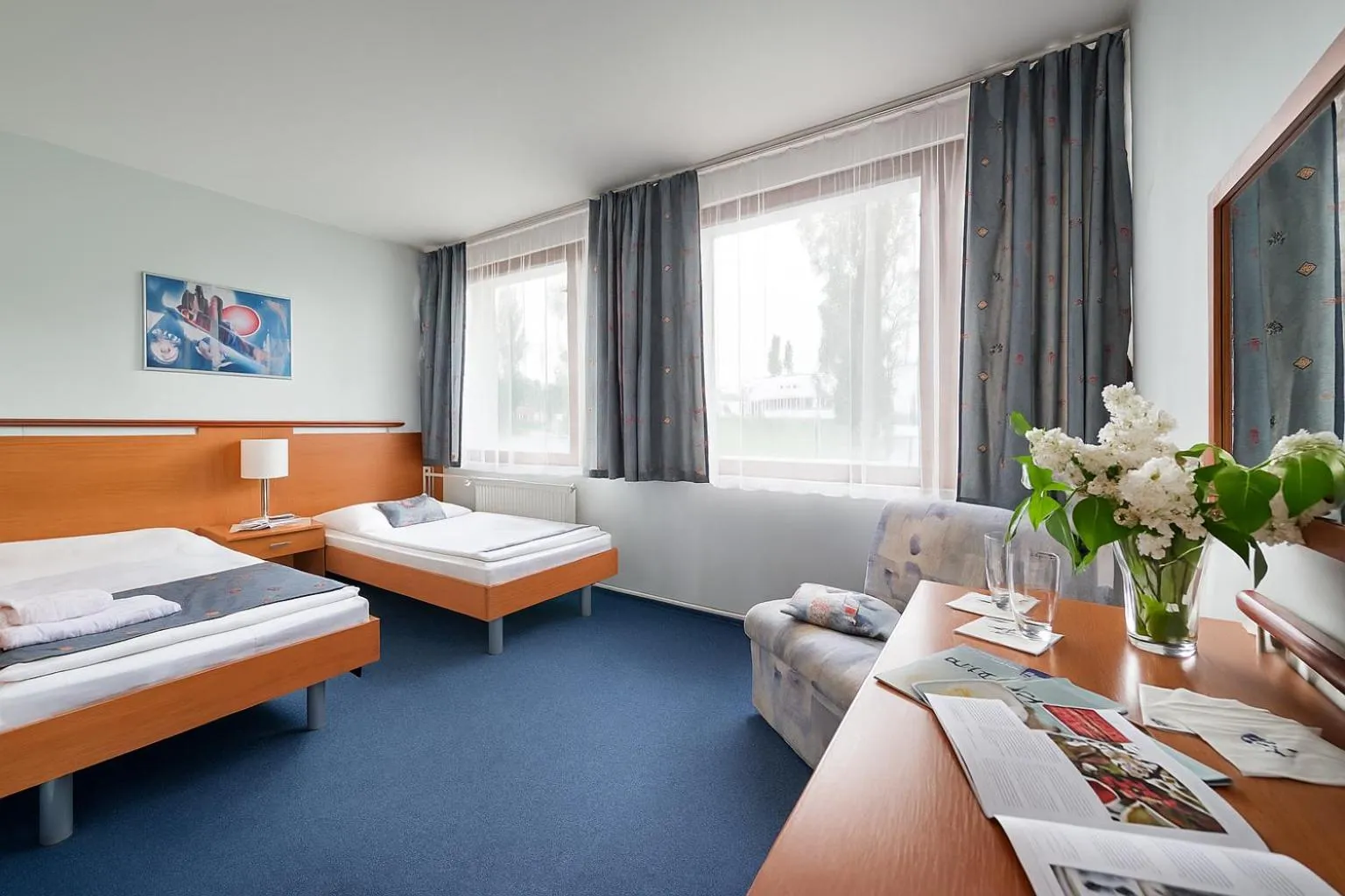 Bed in EA Hotel Populus