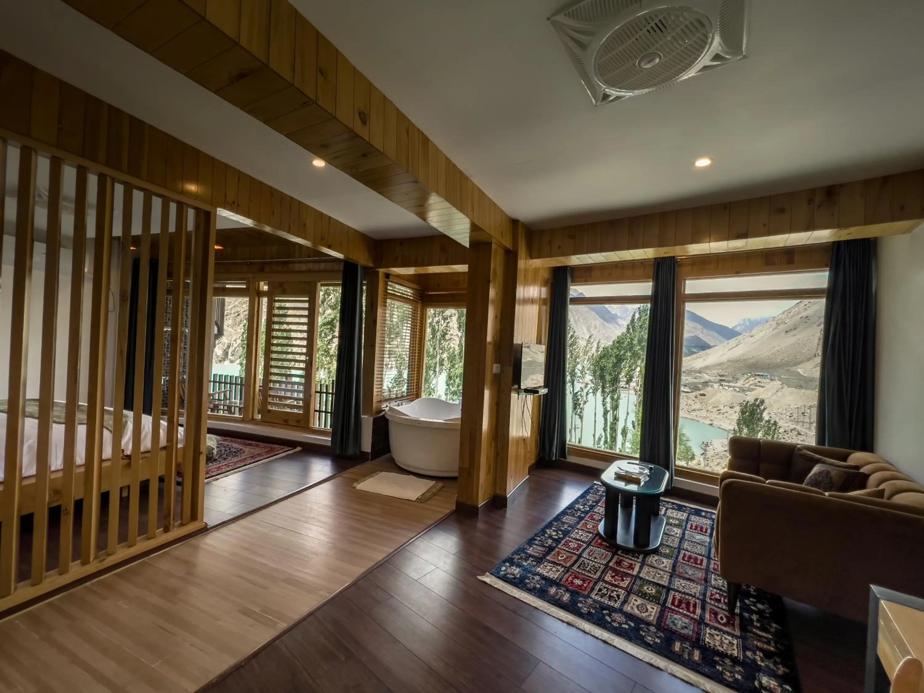 Living room in Famree Resort Hunza