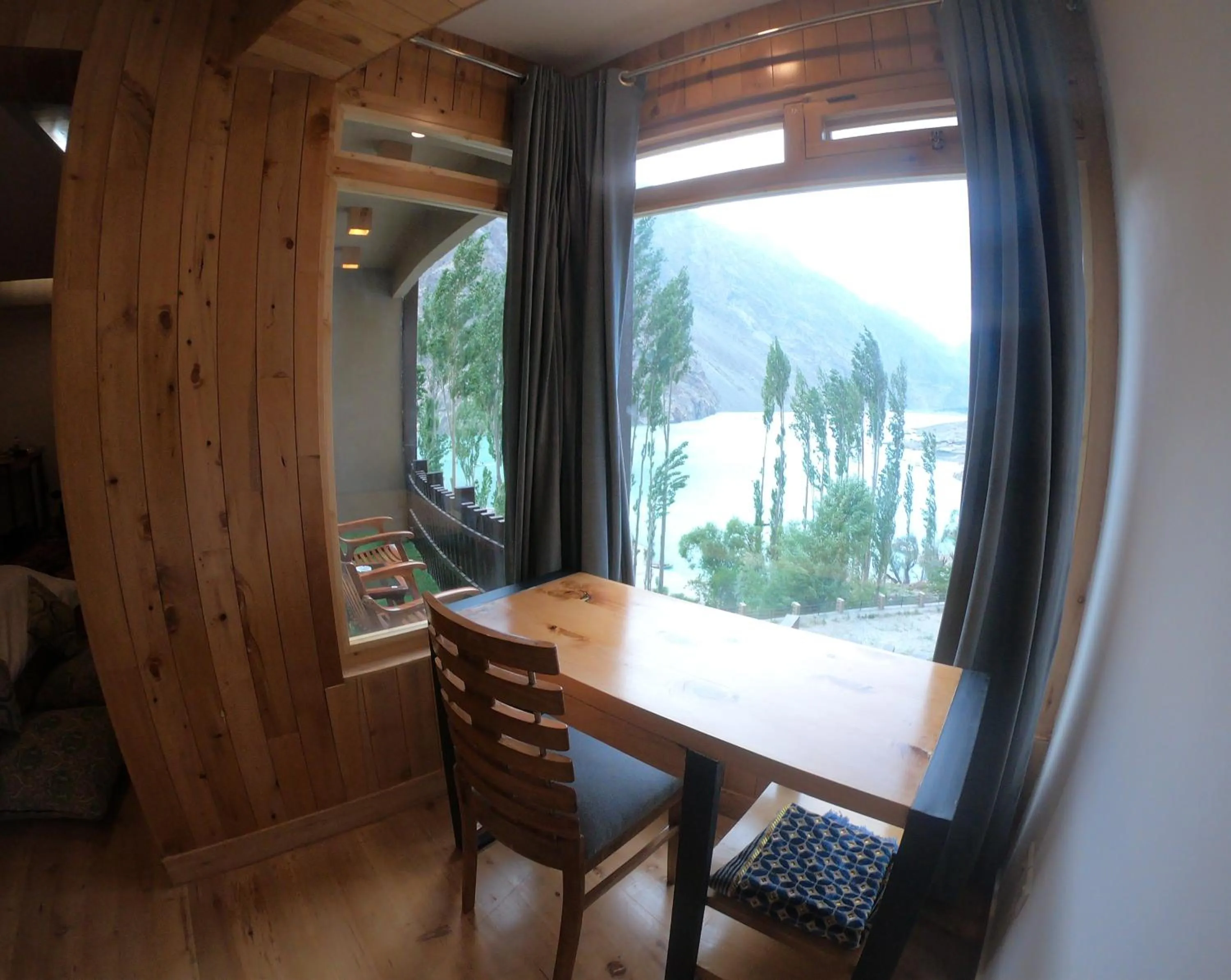 Balcony/Terrace in Famree Resort Hunza