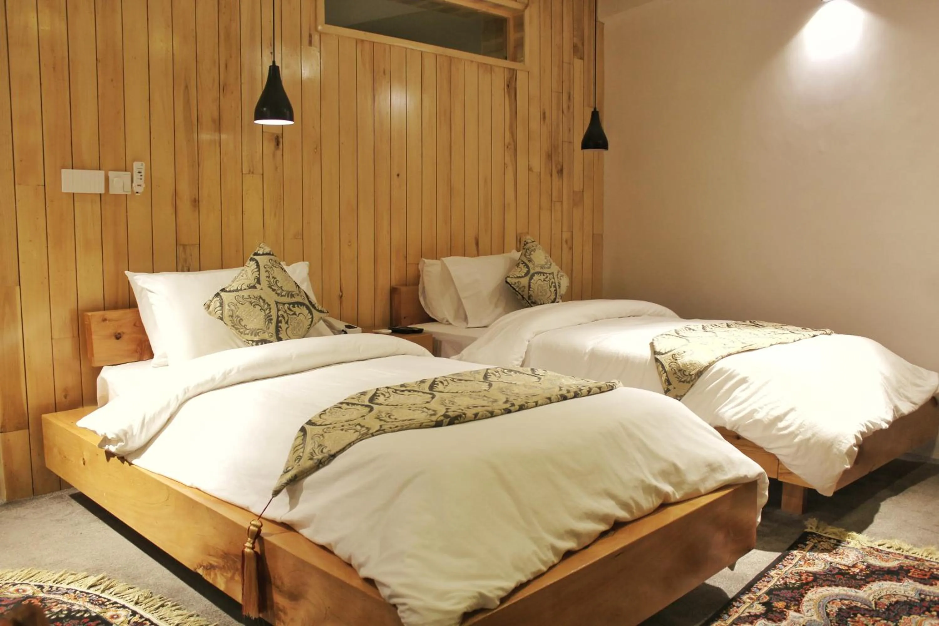 Bed in Famree Resort Hunza