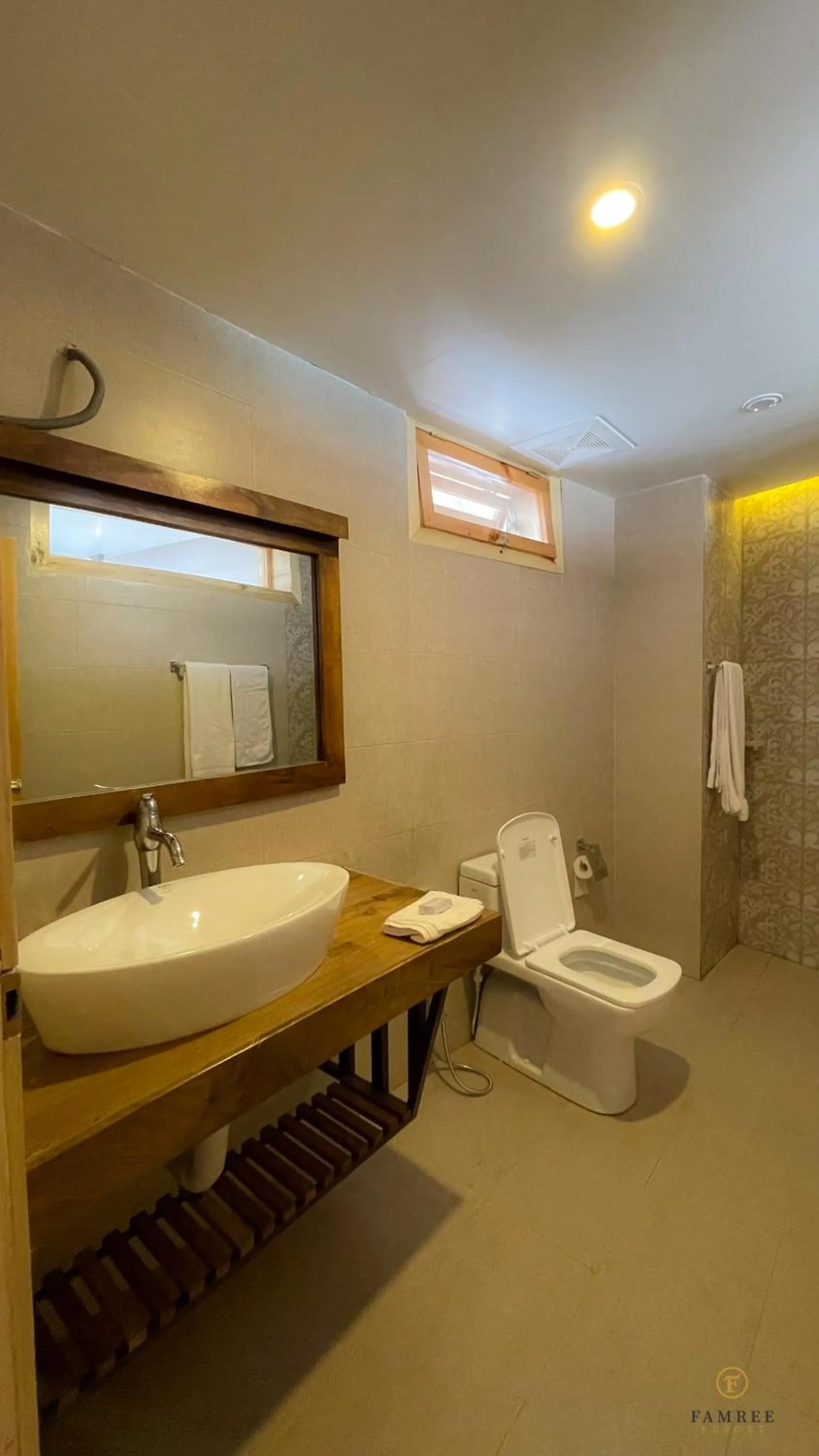 Bathroom in Famree Resort Hunza