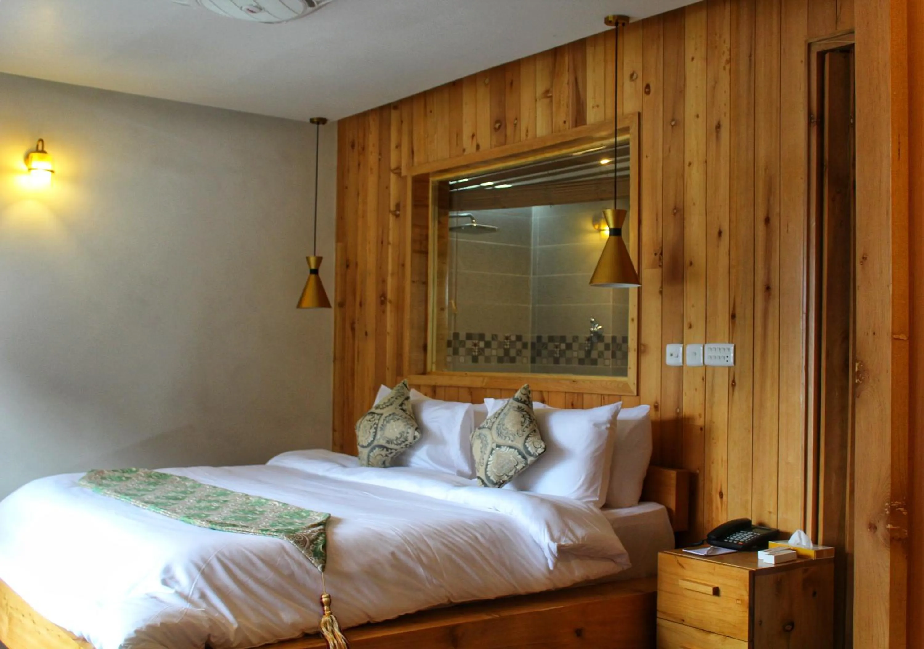 Bed in Famree Resort Hunza