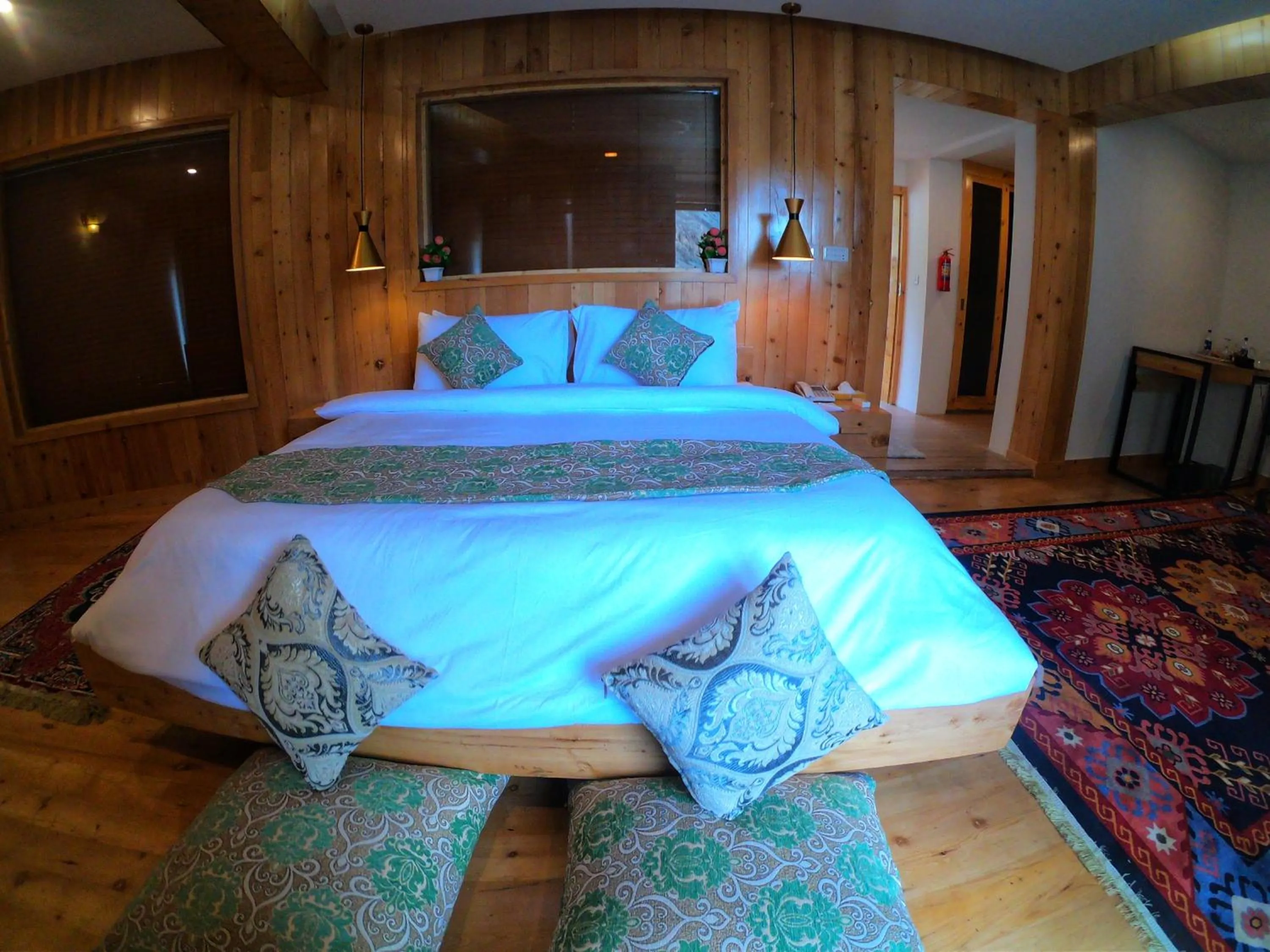 Photo of the whole room, Bed in Famree Resort Hunza