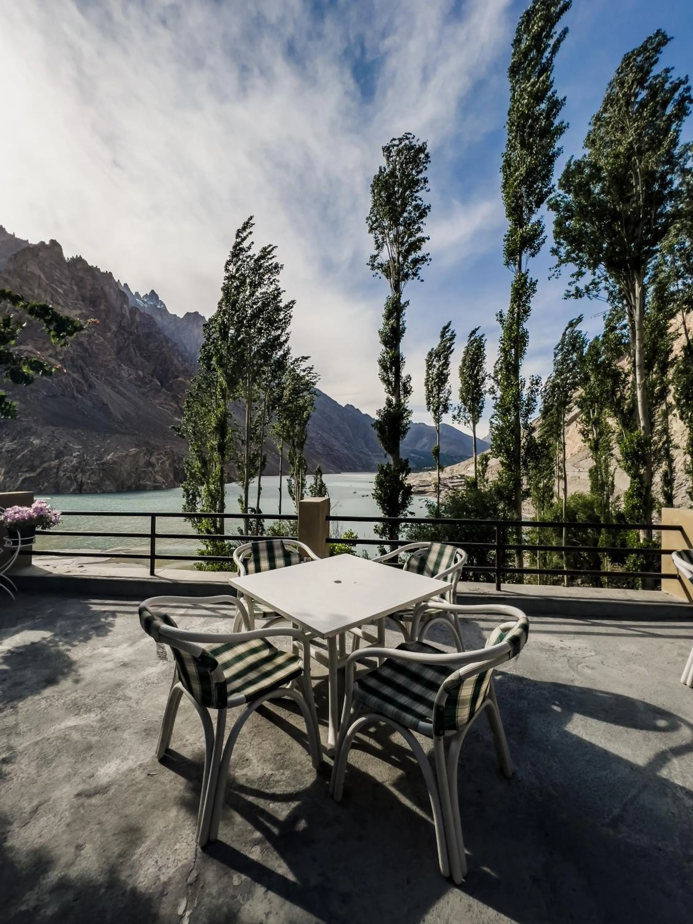 Lake view in Famree Resort Hunza