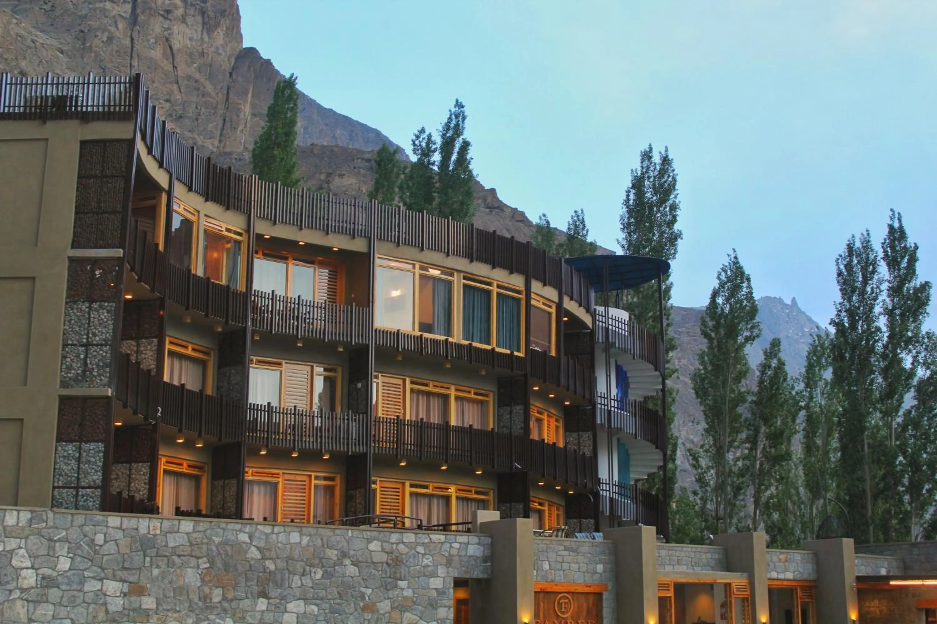 Property building in Famree Resort Hunza