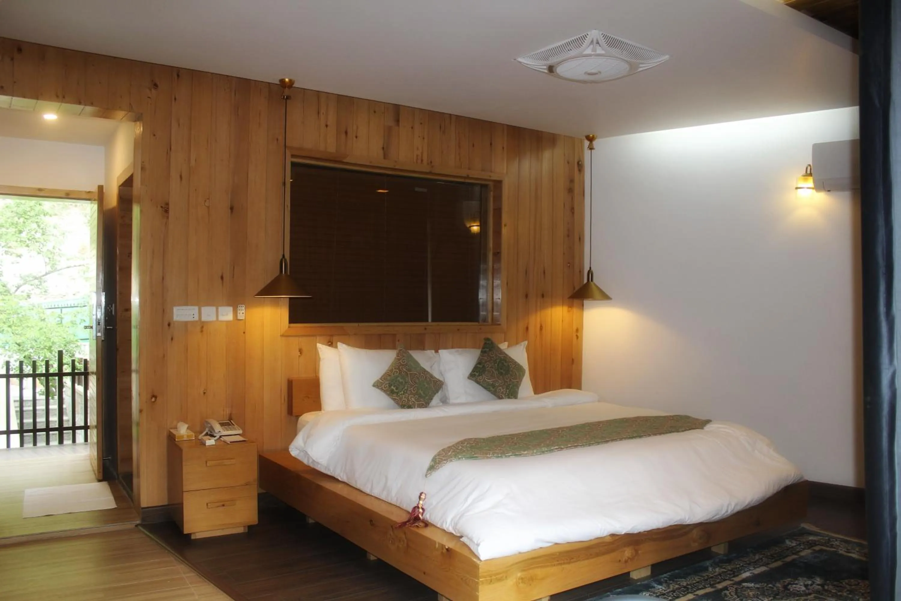 Bed in Famree Resort Hunza