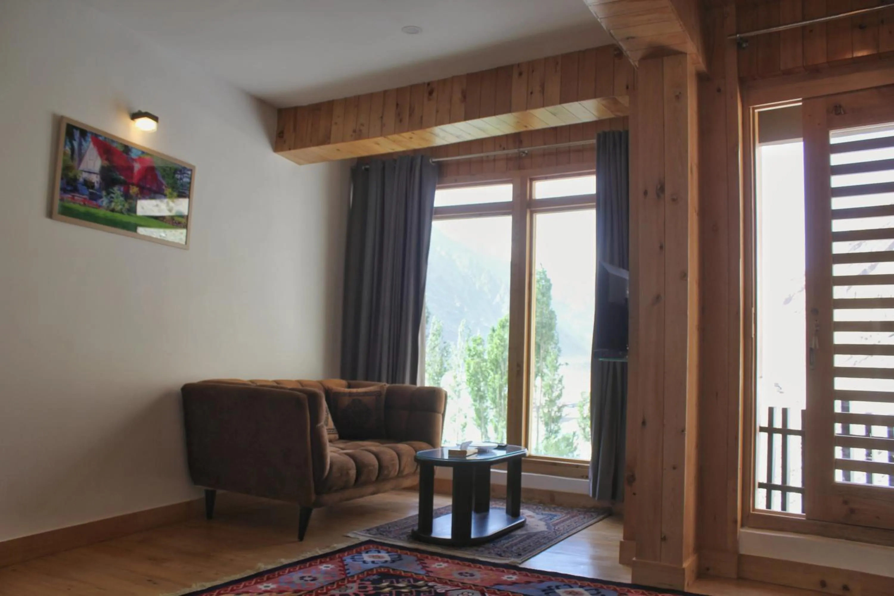 Living room in Famree Resort Hunza