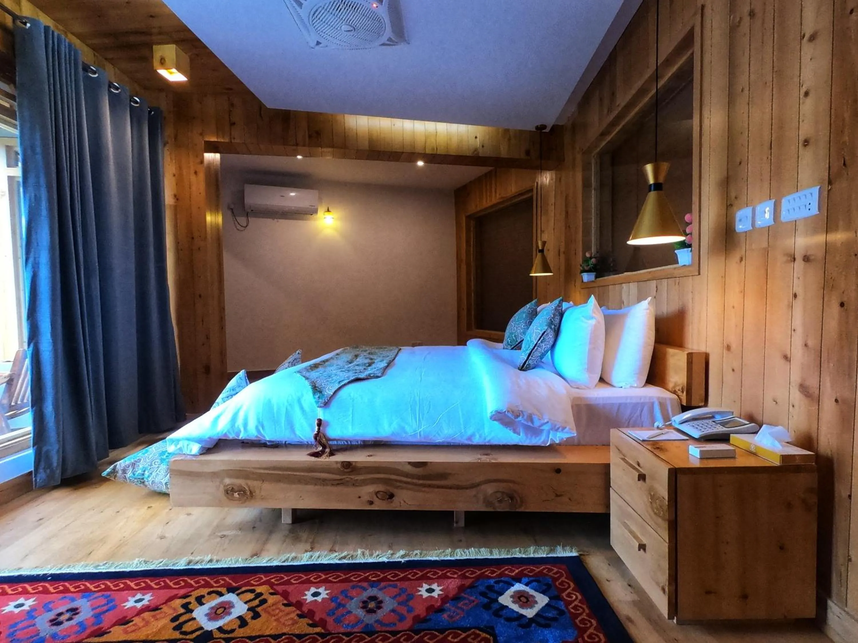 Bed in Famree Resort Hunza