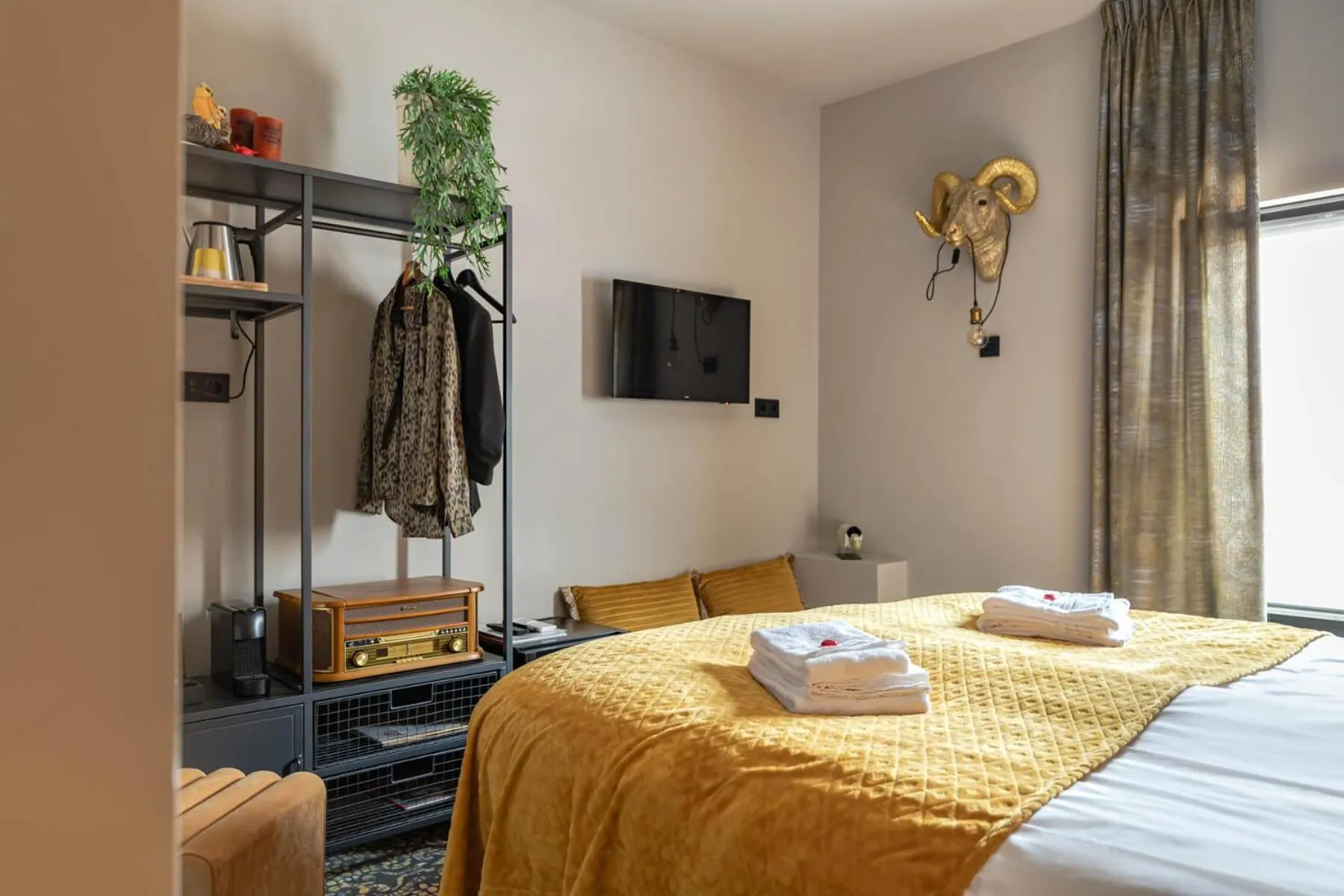 Bed in Boutique Hotel de Drentse Liefde