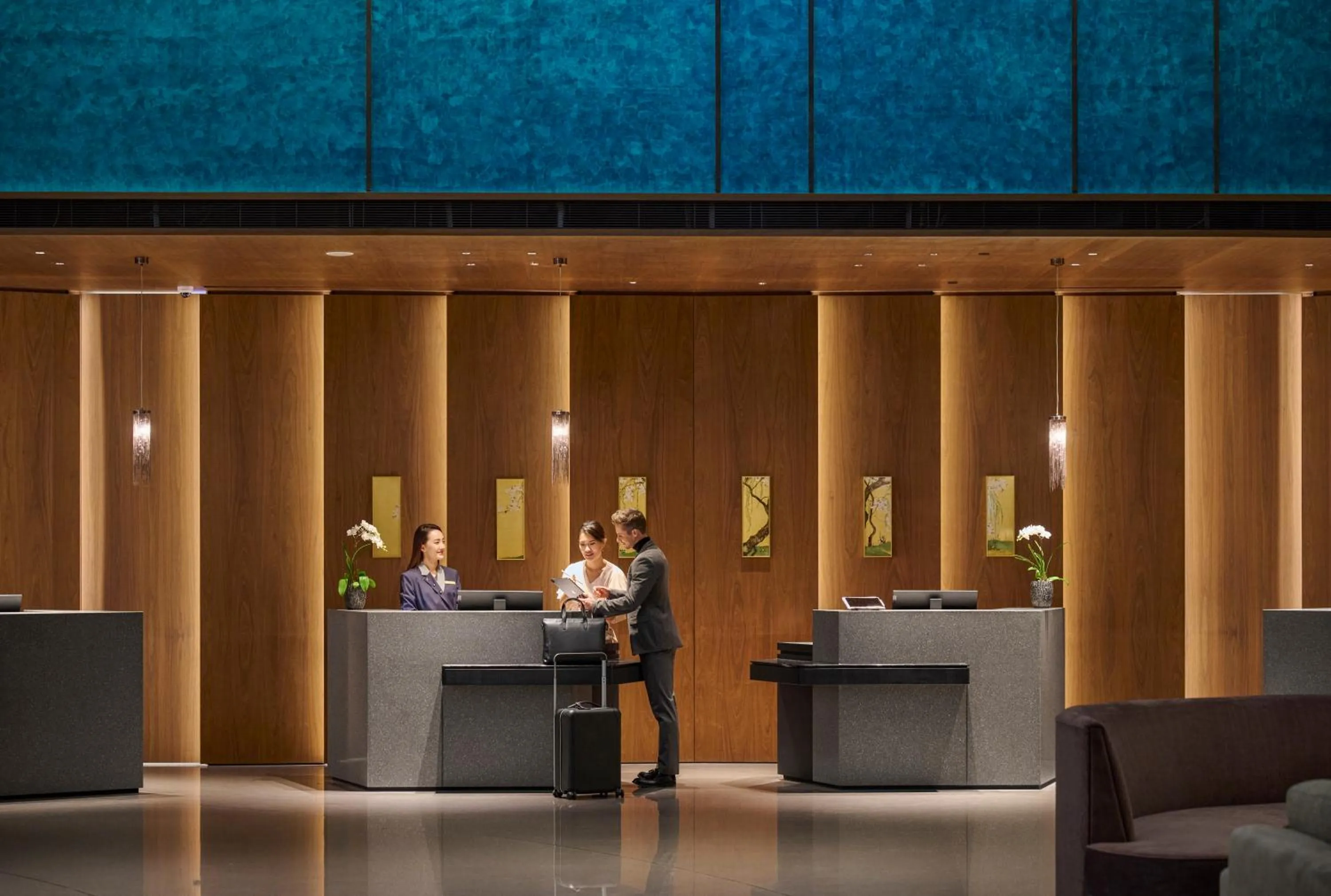 Lobby or reception in InterContinental Kaohsiung by IHG