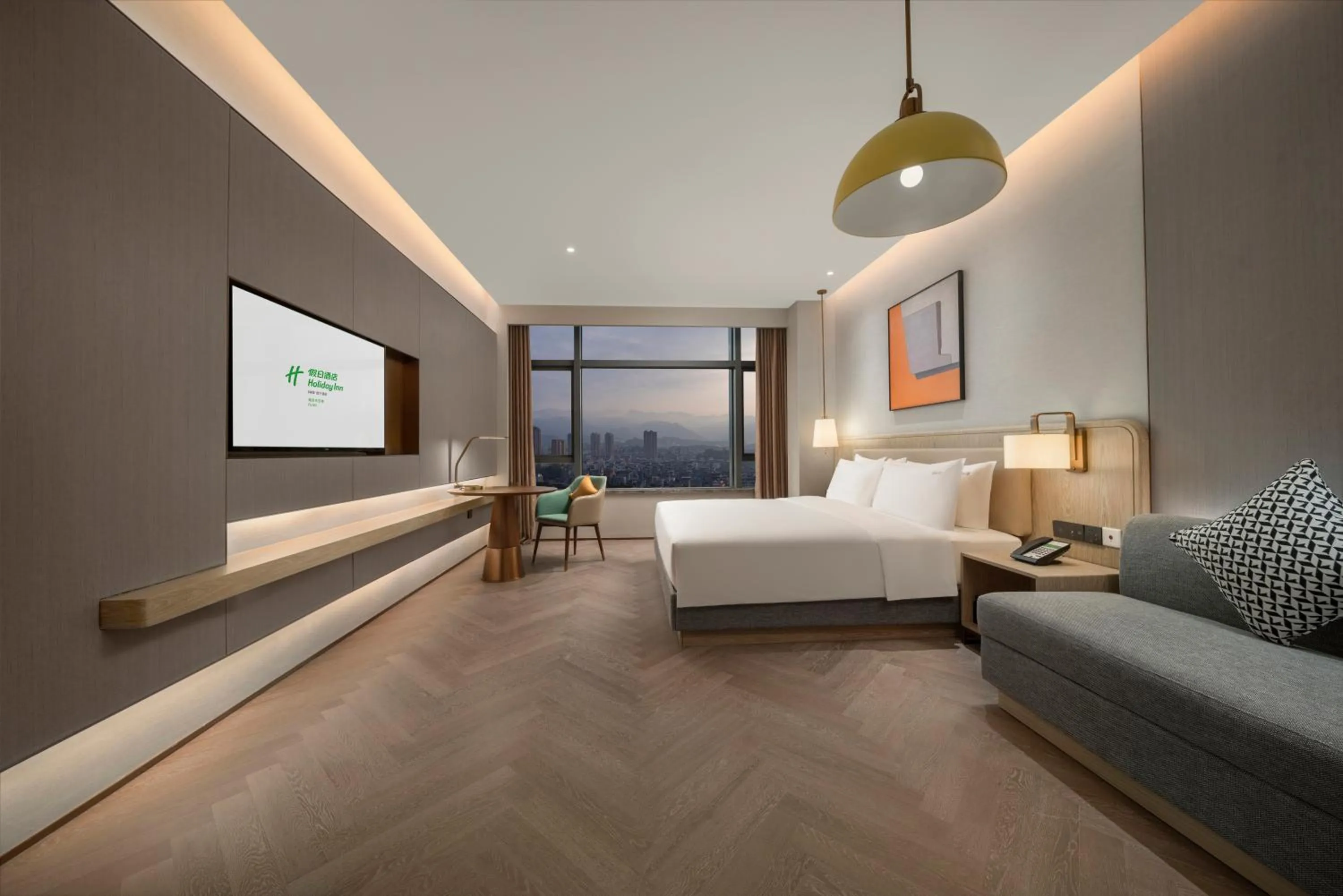 Photo of the whole room, Bed in Holiday Inn Fu'an