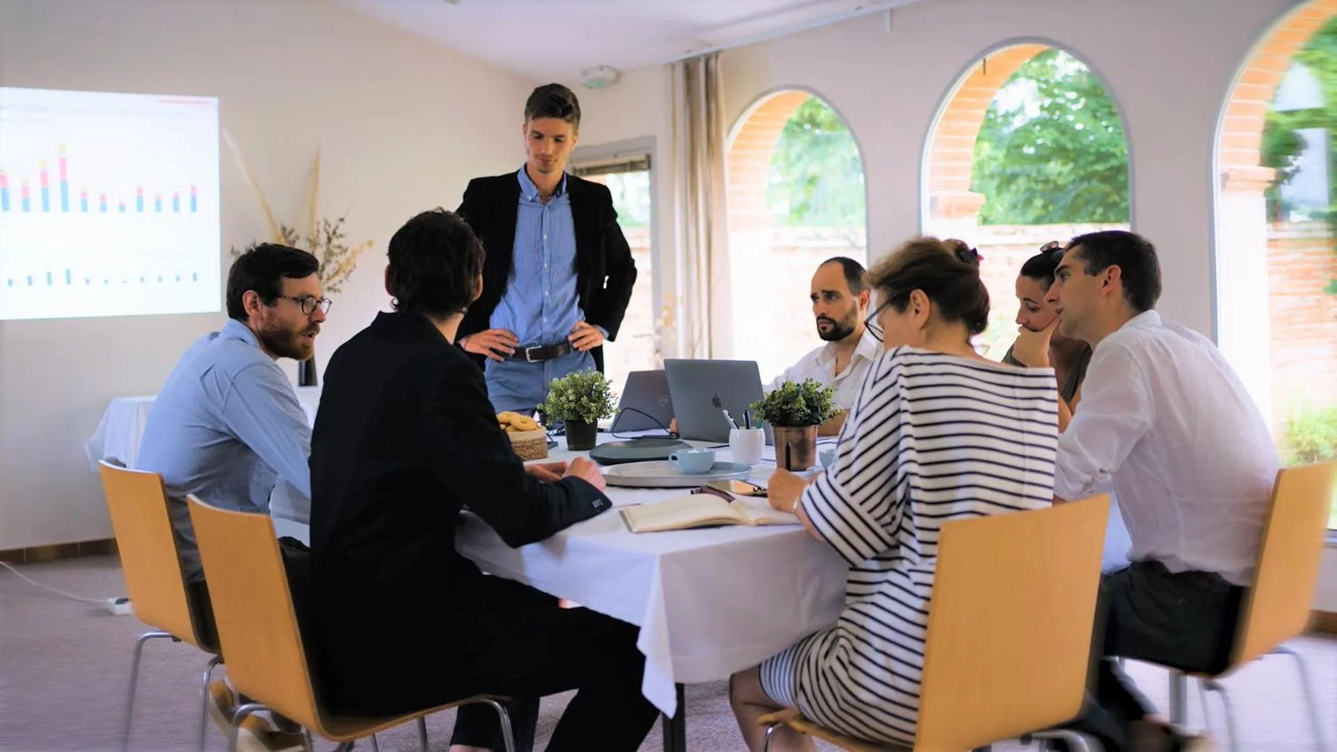 Meeting/conference room in Hotellerie de l'Abbaye du Désert