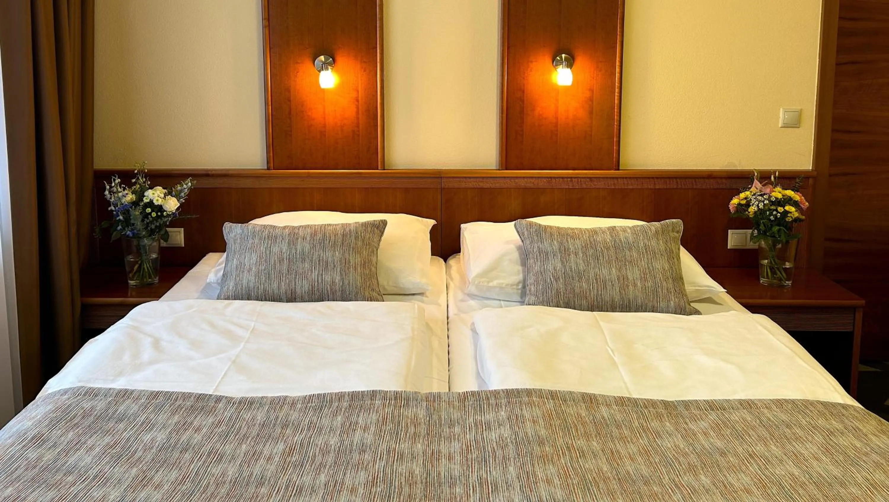 Bed in PRIMAVERA Hotel & Congress centre