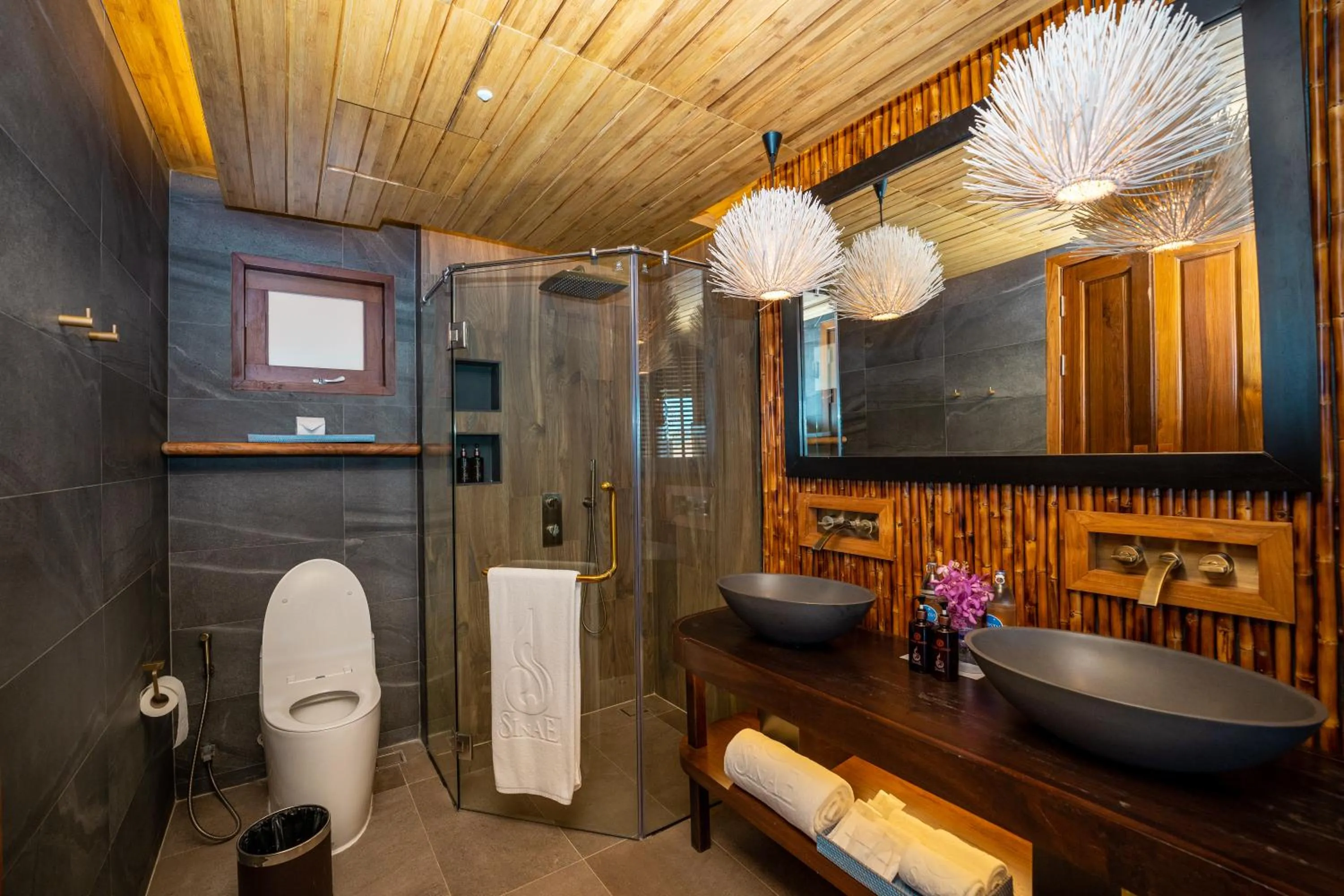 Shower in SINAE Phuket Luxury Hotel