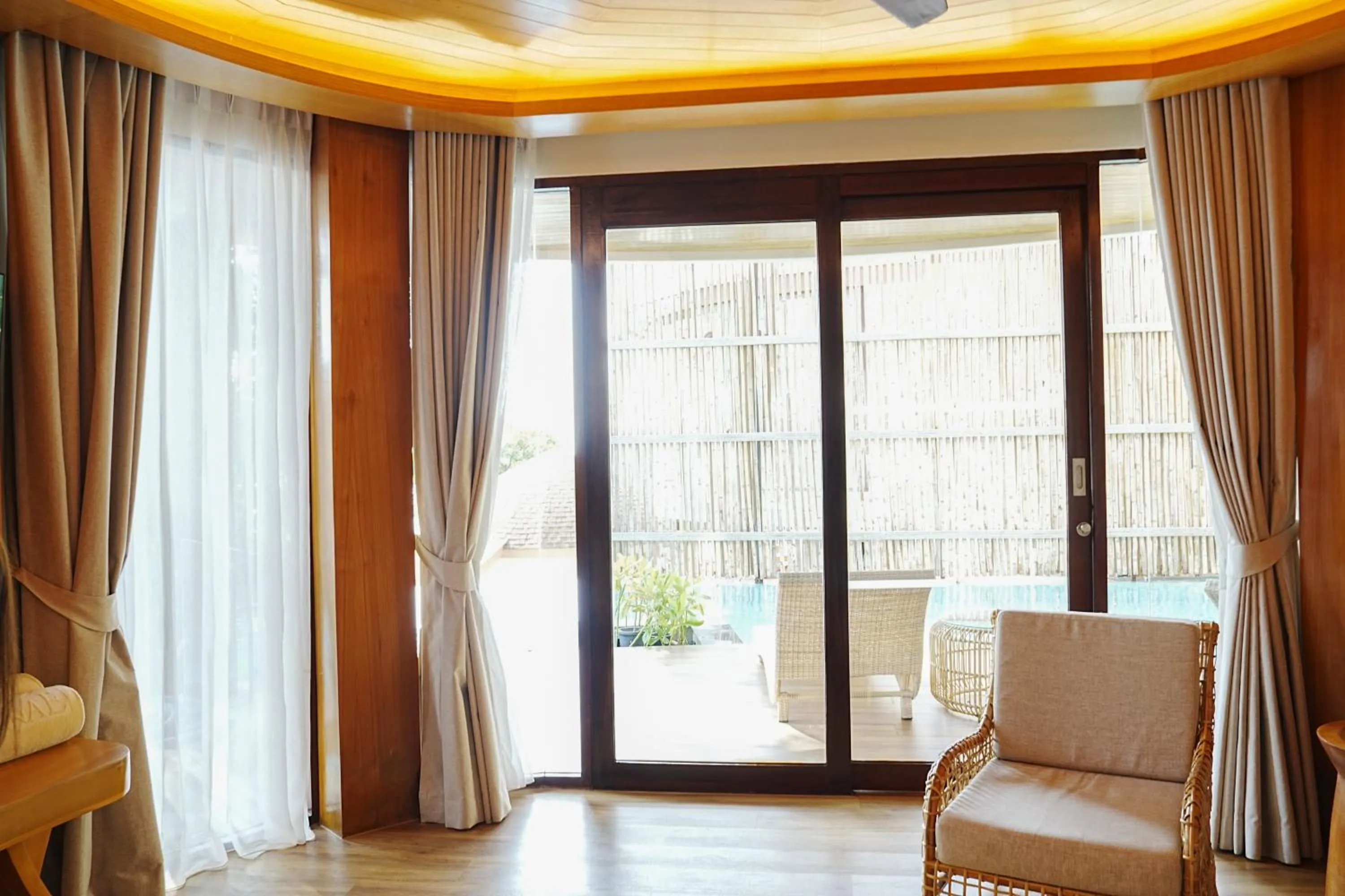 Living room in SINAE Phuket Luxury Hotel