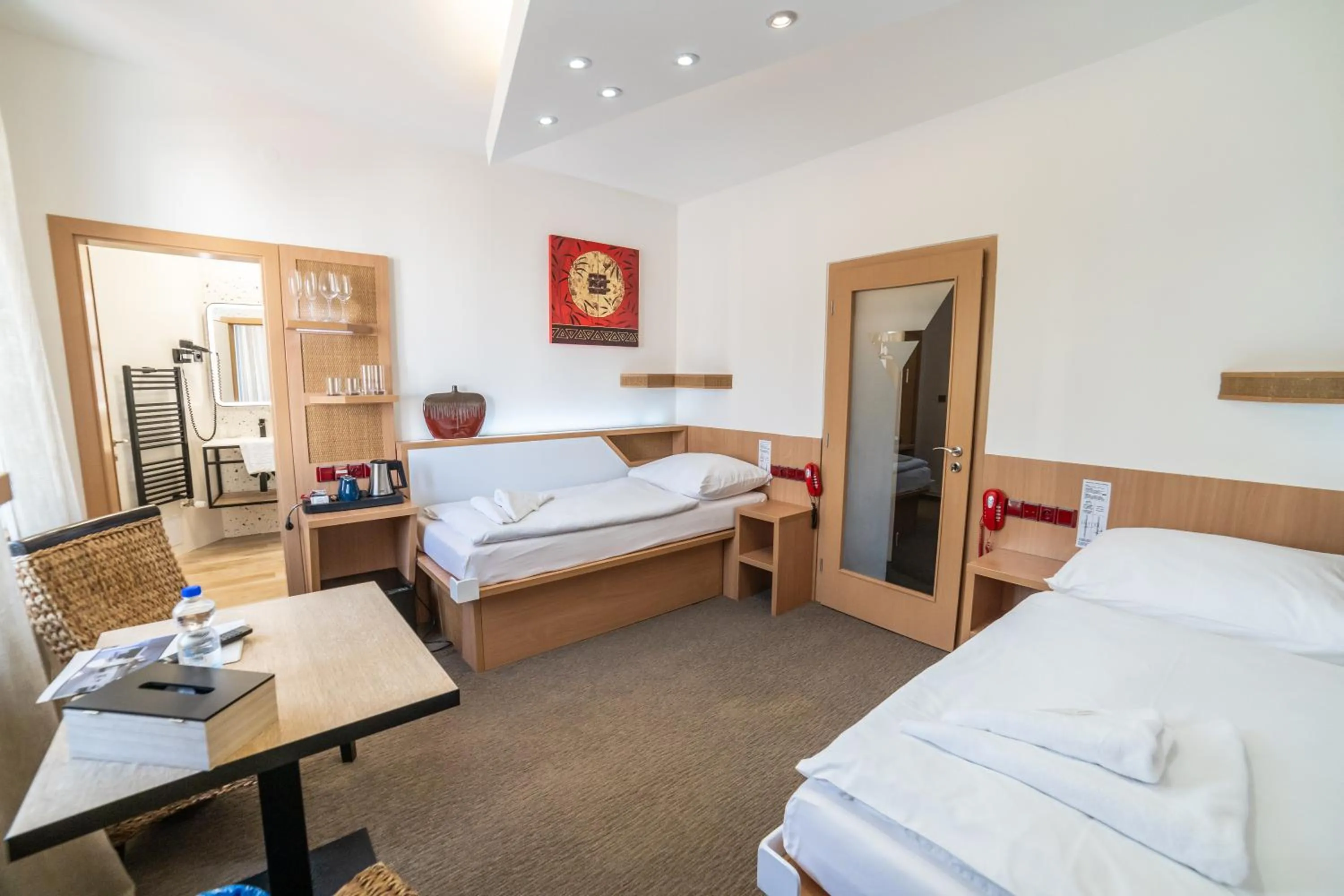 Photo of the whole room, Bed in Hotel Plzeň