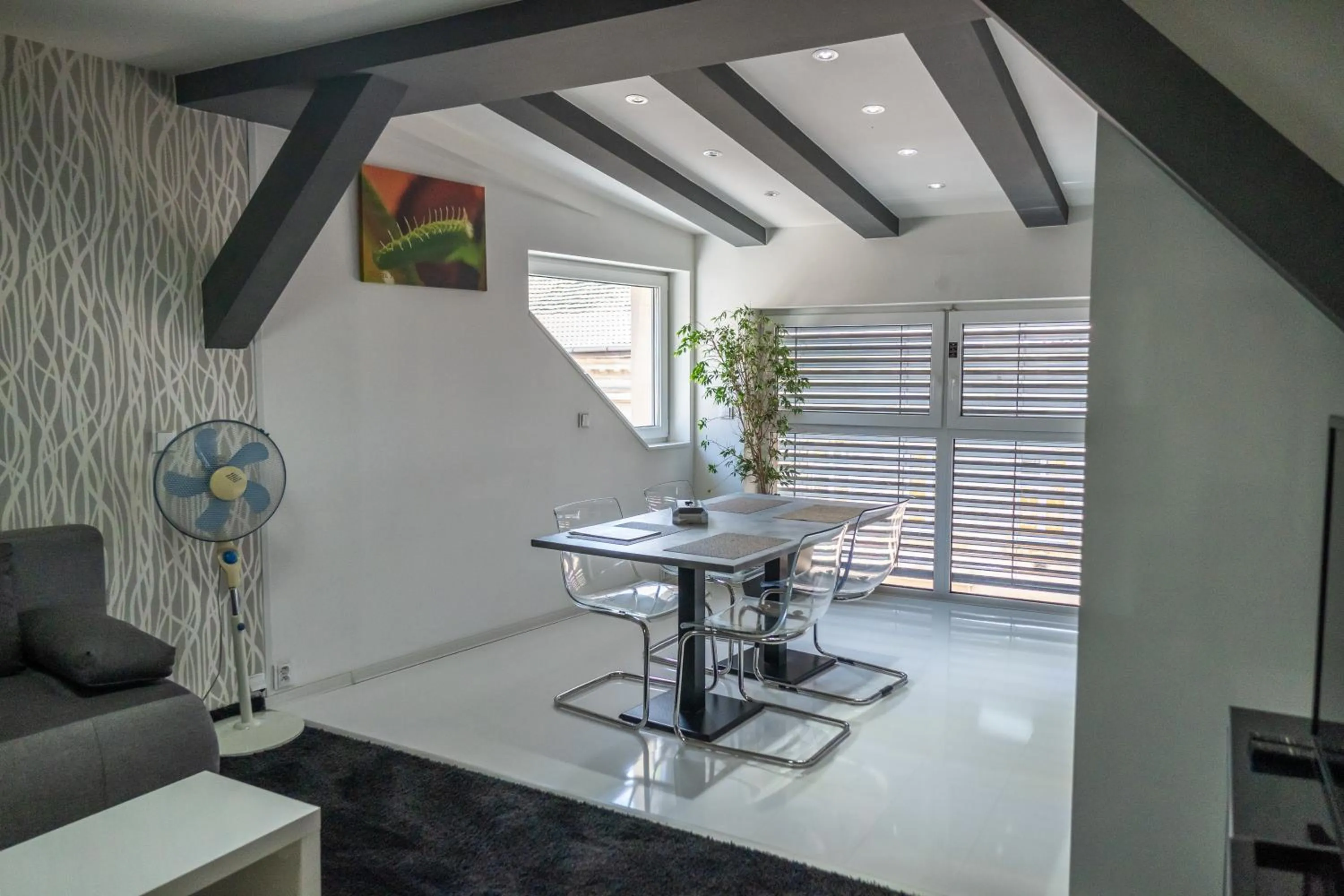 Kitchen or kitchenette in Hotel Plzeň