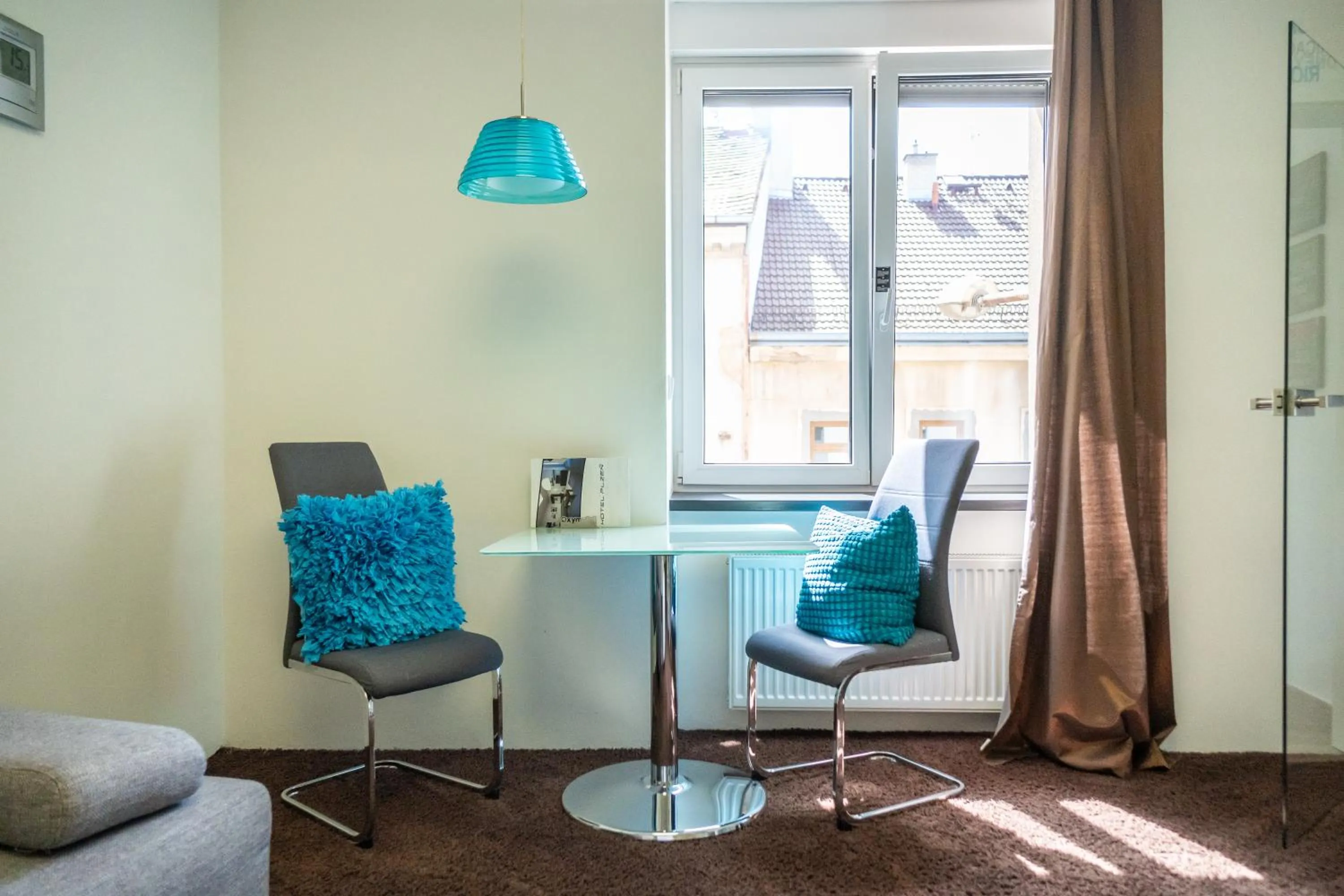 Seating area in Hotel Plzeň