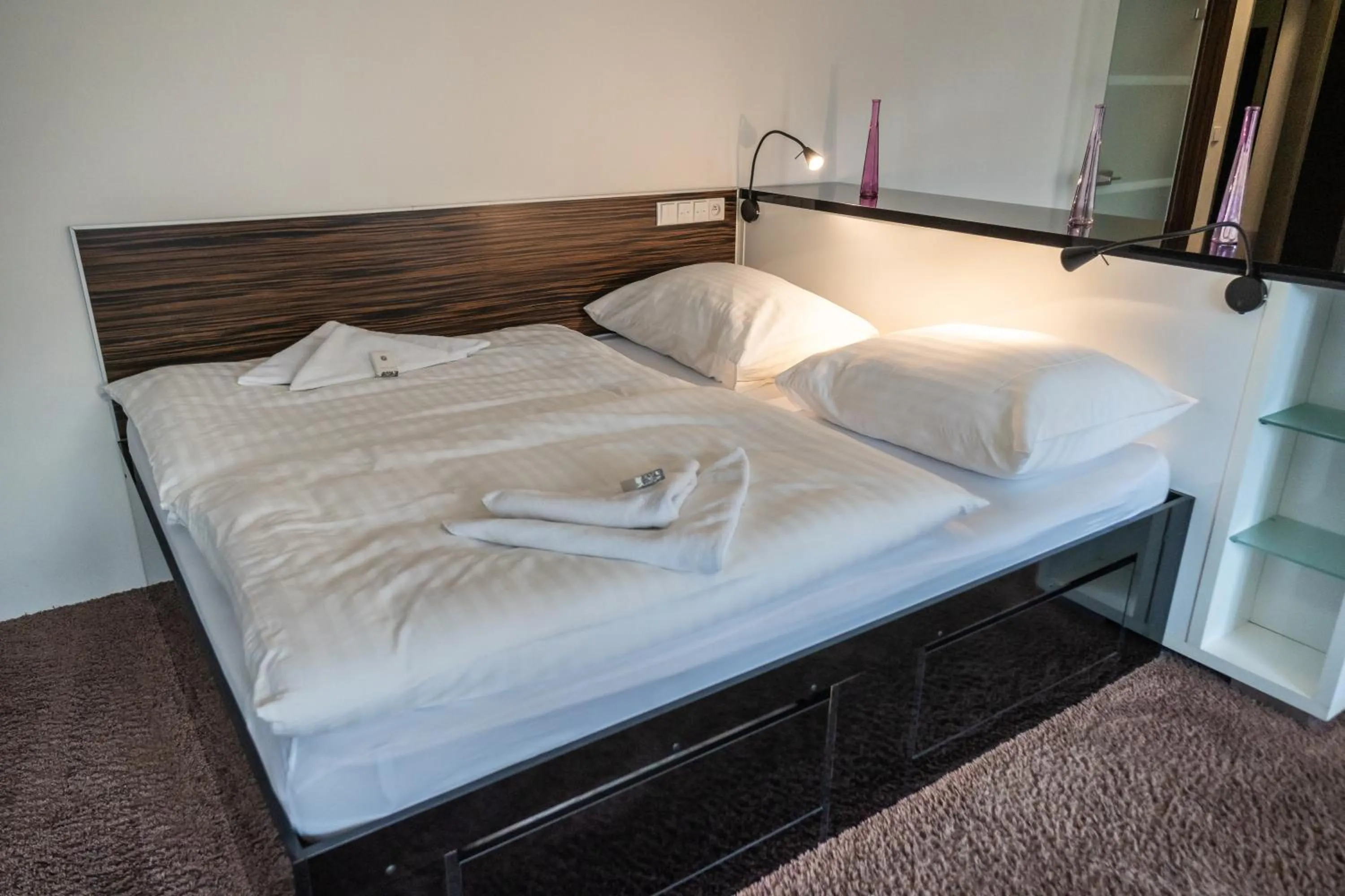 Bedroom, Bed in Hotel Plzeň