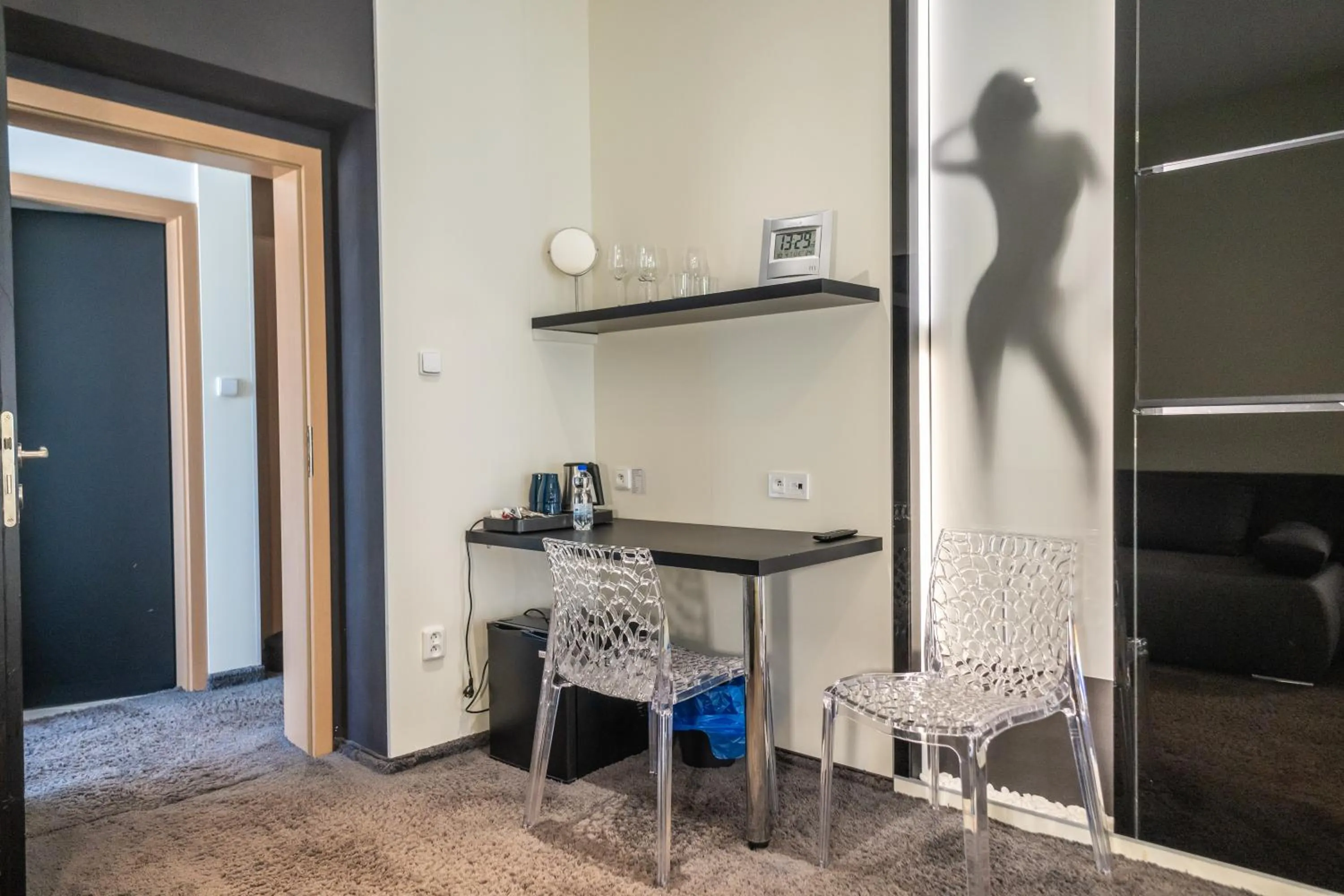 Seating area in Hotel Plzeň