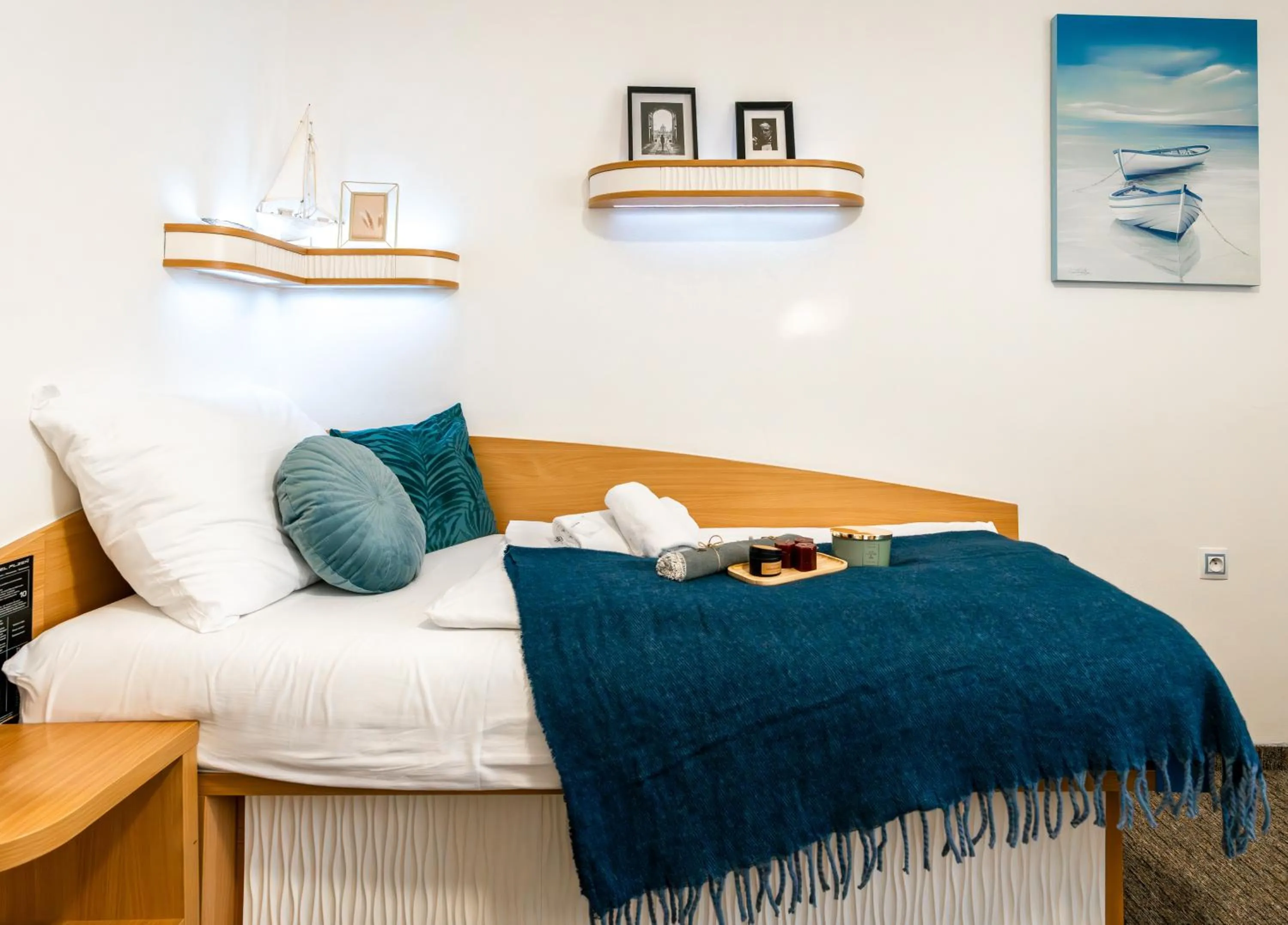 Bedroom, Bed in Hotel Plzeň