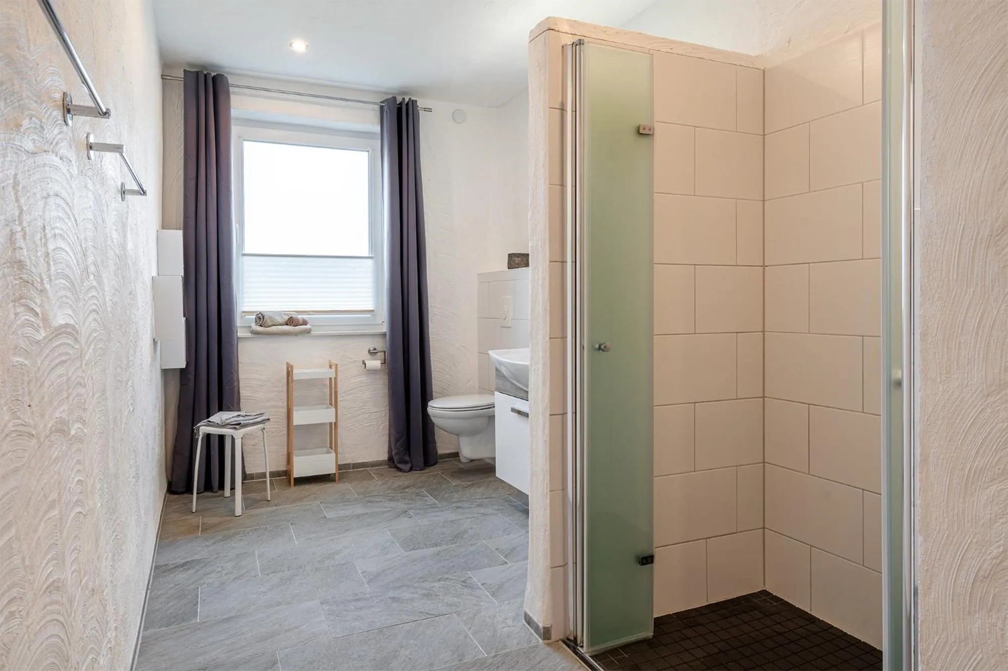 Shower in Villa Moorstern am Badesee Tannenhausen