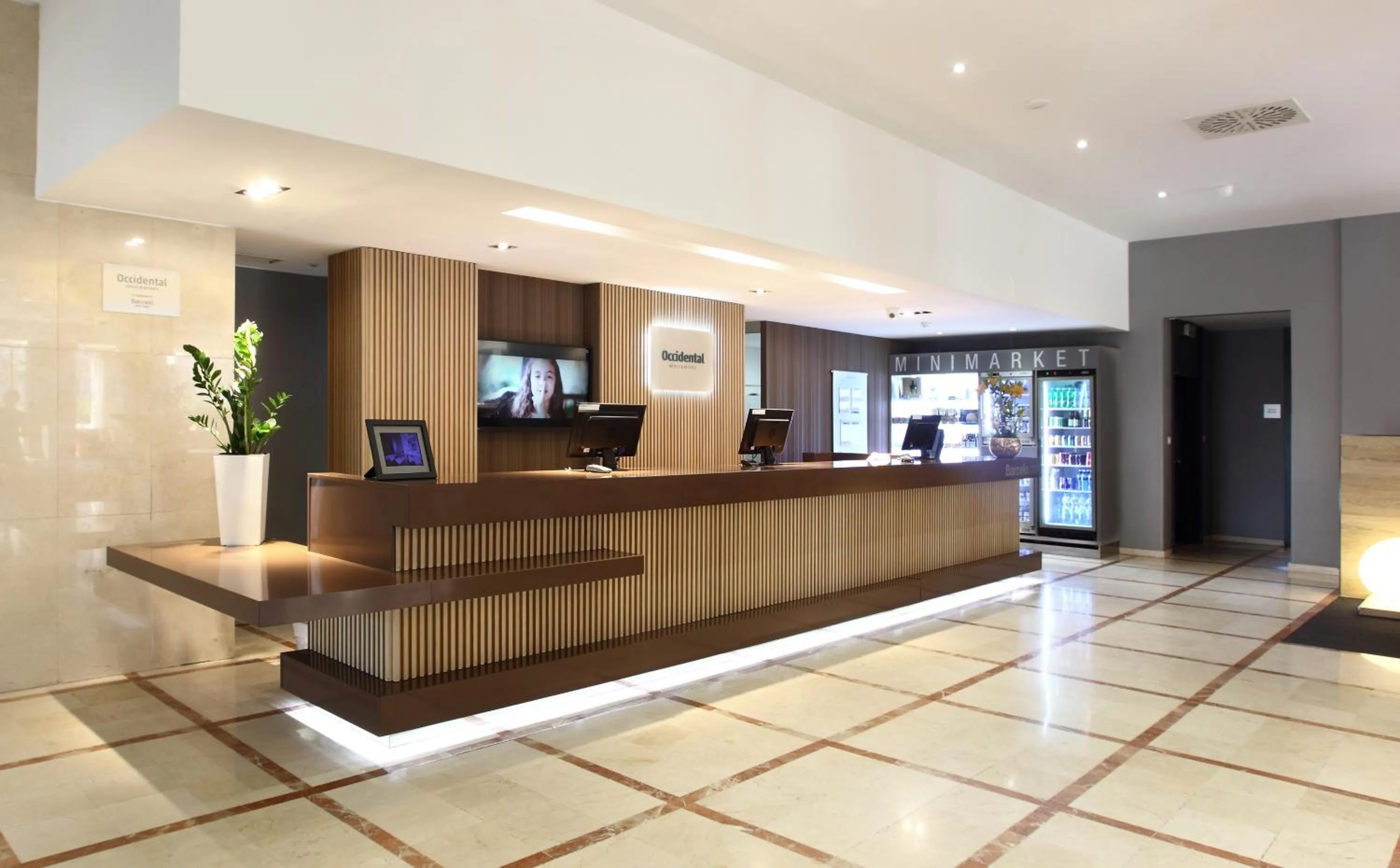 Lobby or reception in Occidental Praha