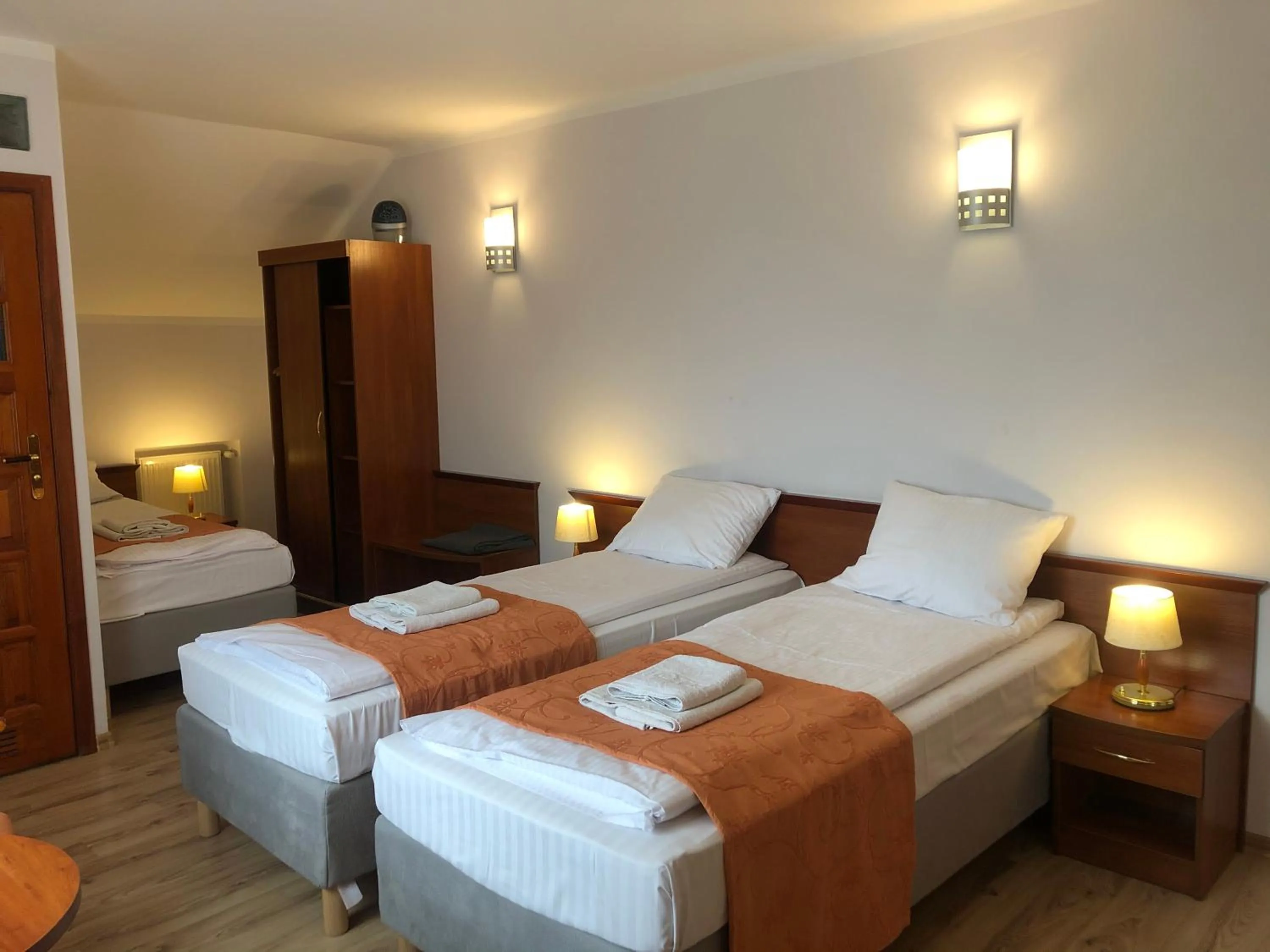 Bed in Zajazd Gościniec