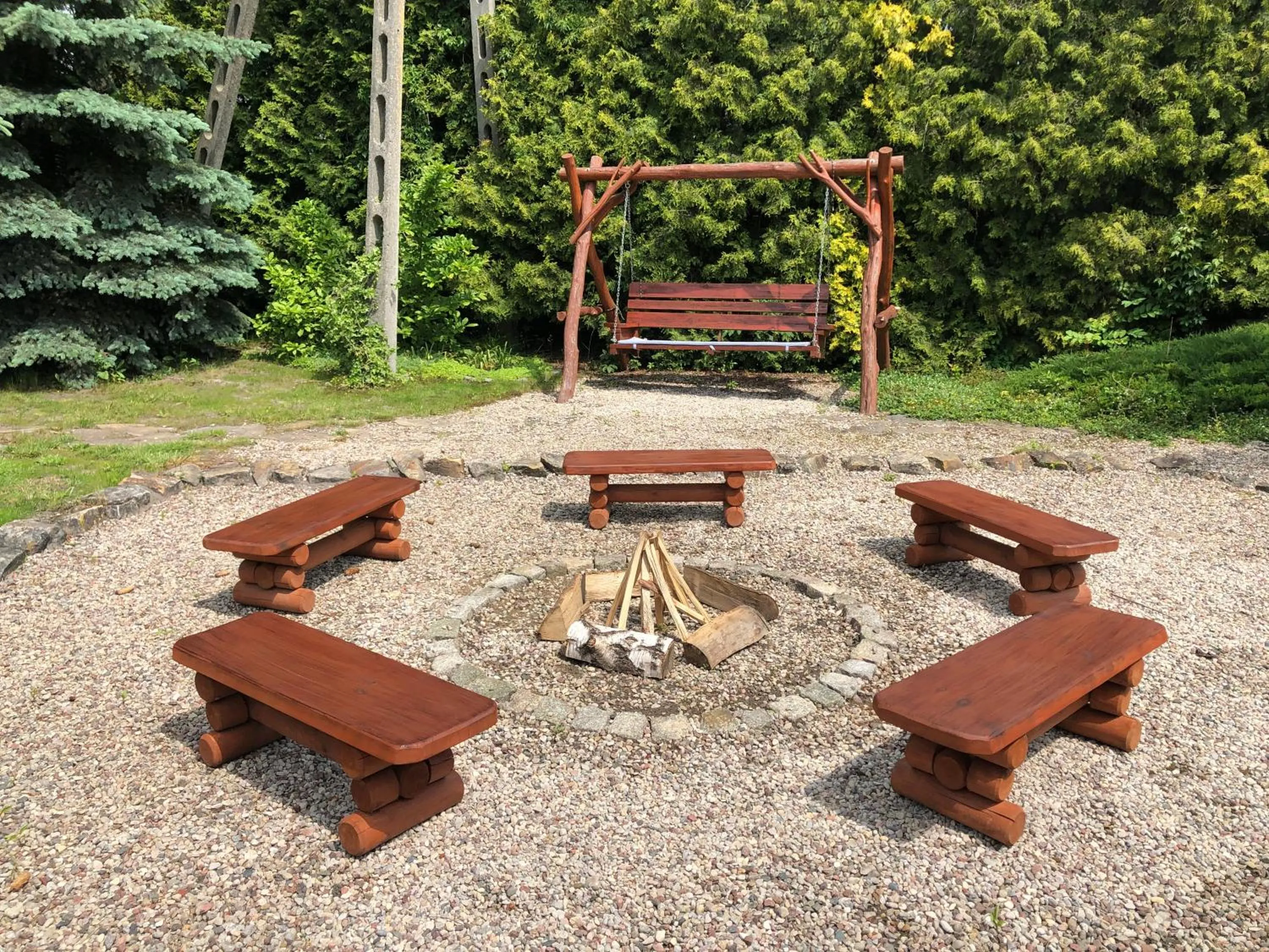 Garden in Zajazd Gościniec