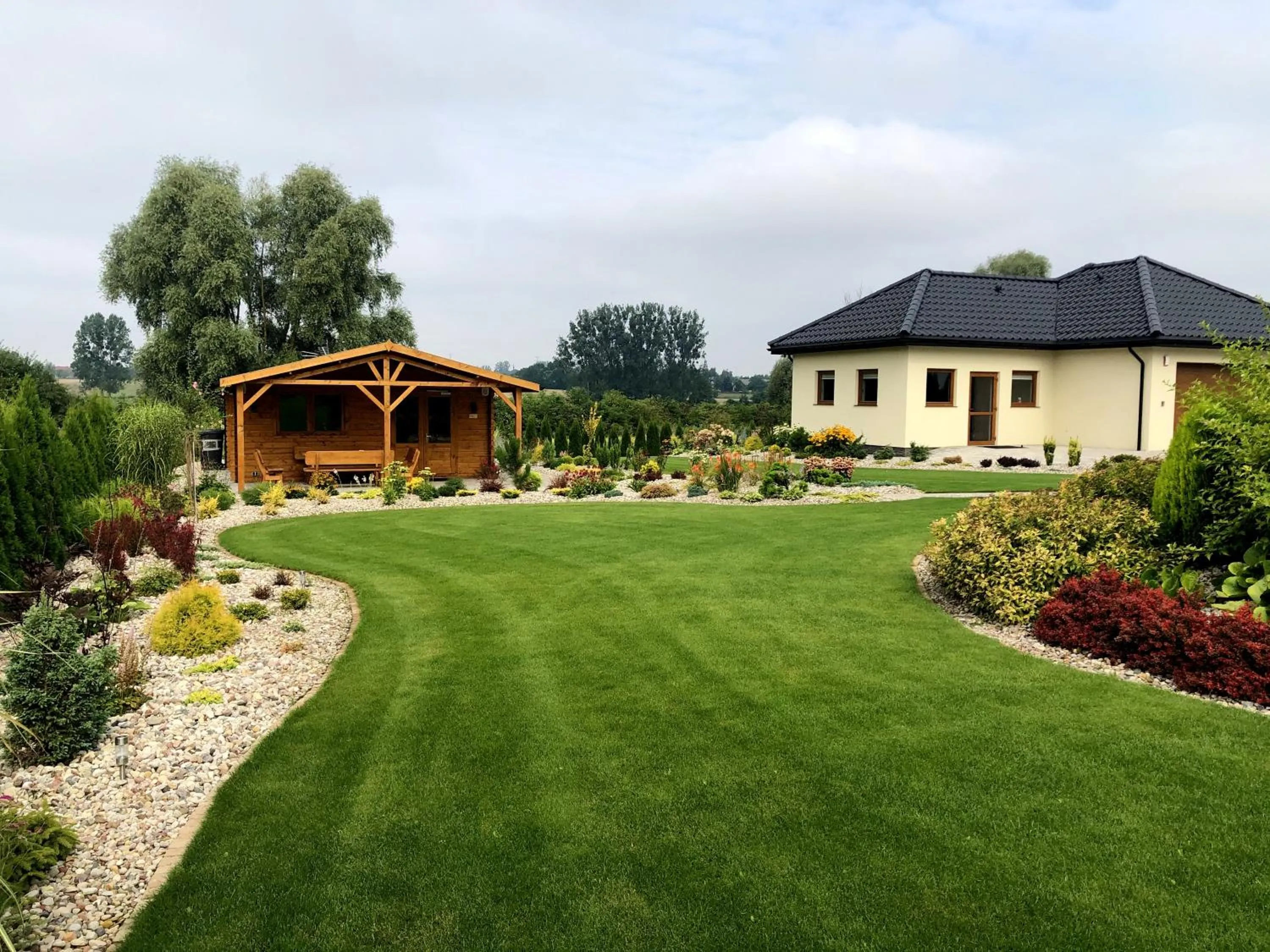 Garden in Zajazd Gościniec