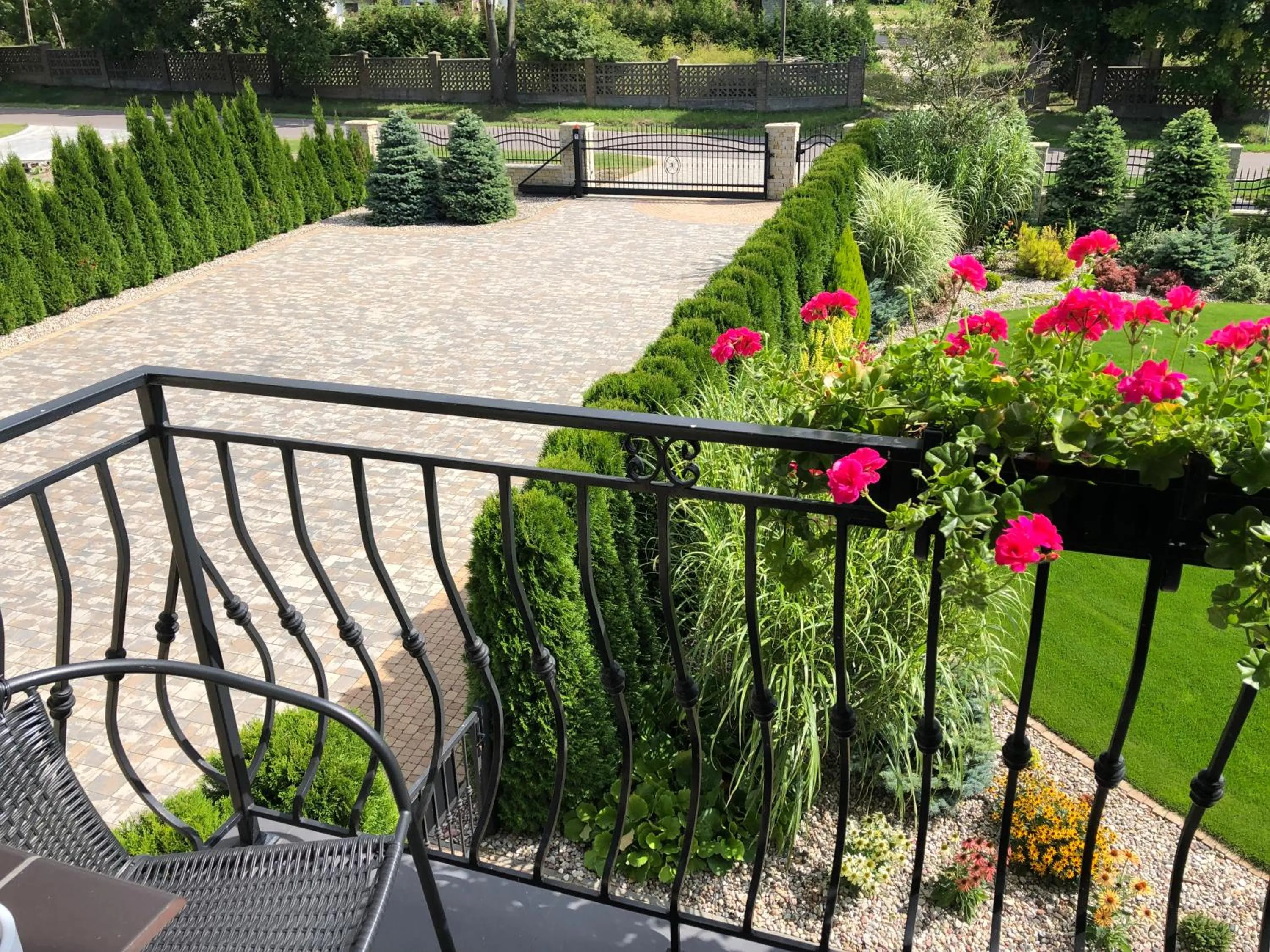 Garden in Zajazd Gościniec