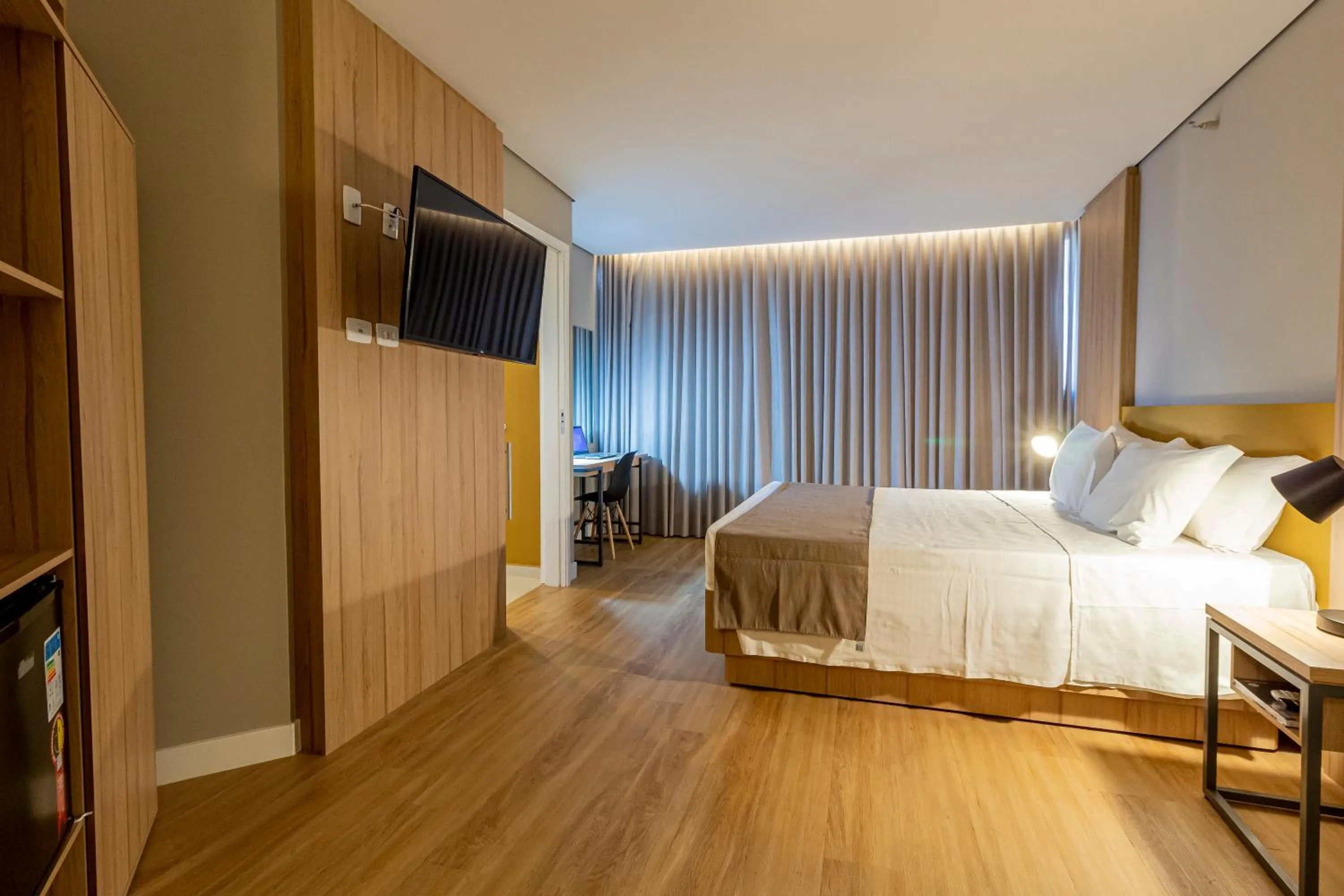 Photo of the whole room, Bed in Hotel Cassino Tower São José do Rio Preto by Nacional Inn