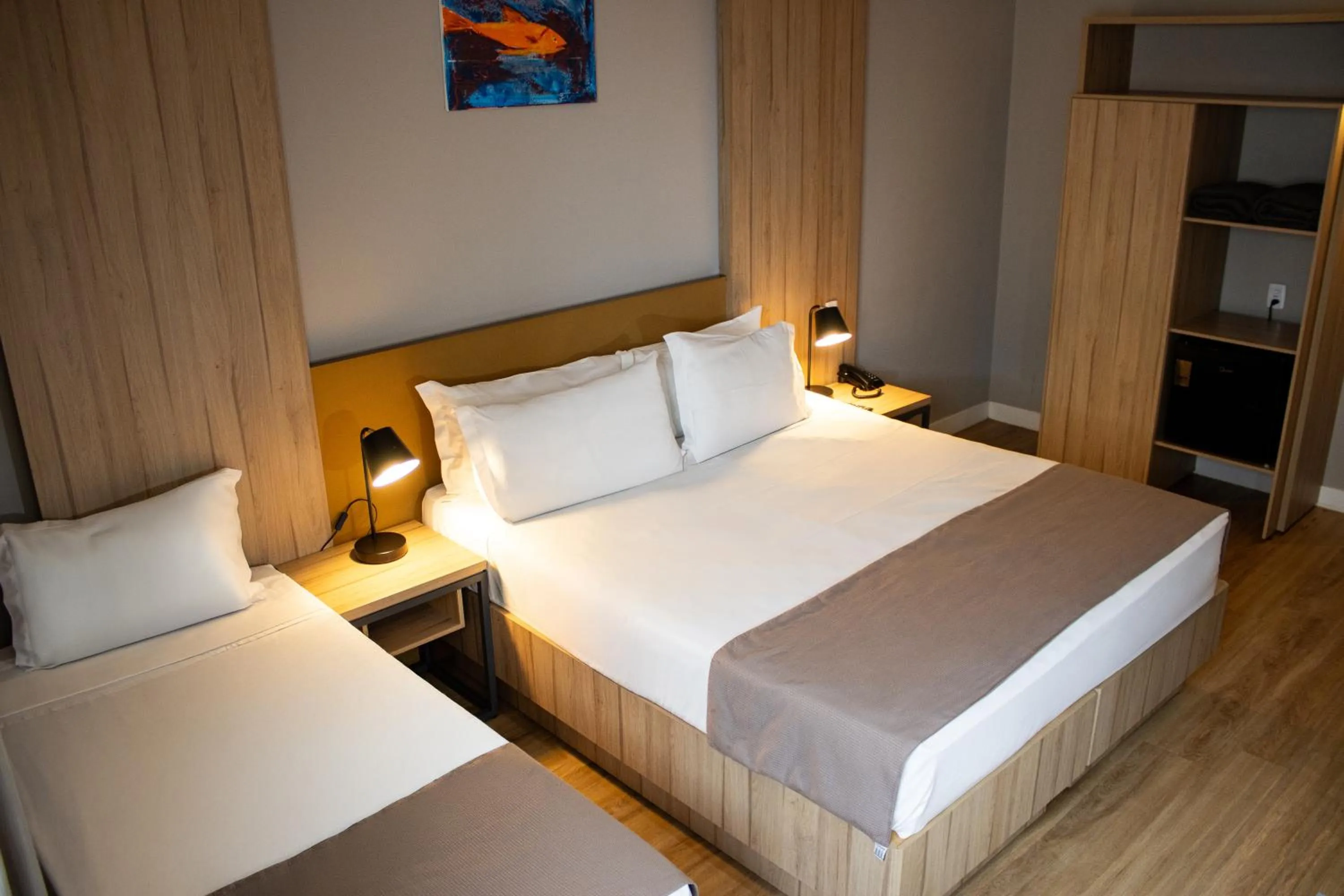 Photo of the whole room, Bed in Hotel Cassino Tower São José do Rio Preto by Nacional Inn