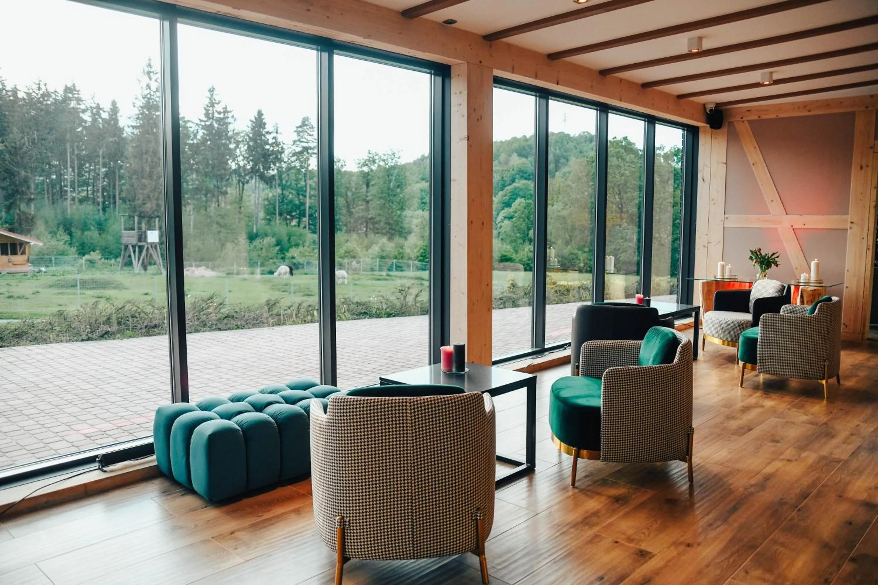 Lobby or reception in Hotel Jedlinka