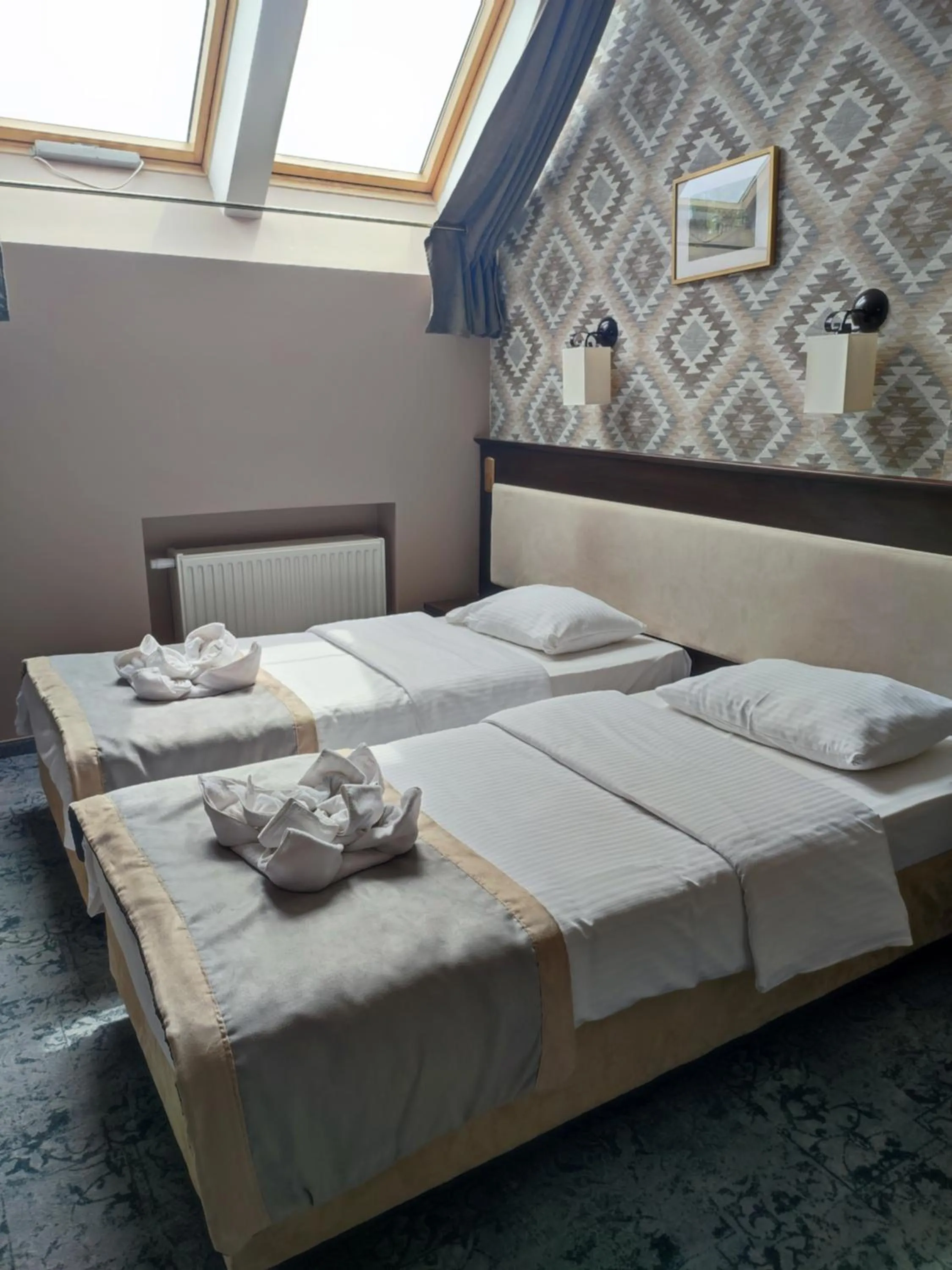 Bed in Hotel Jedlinka