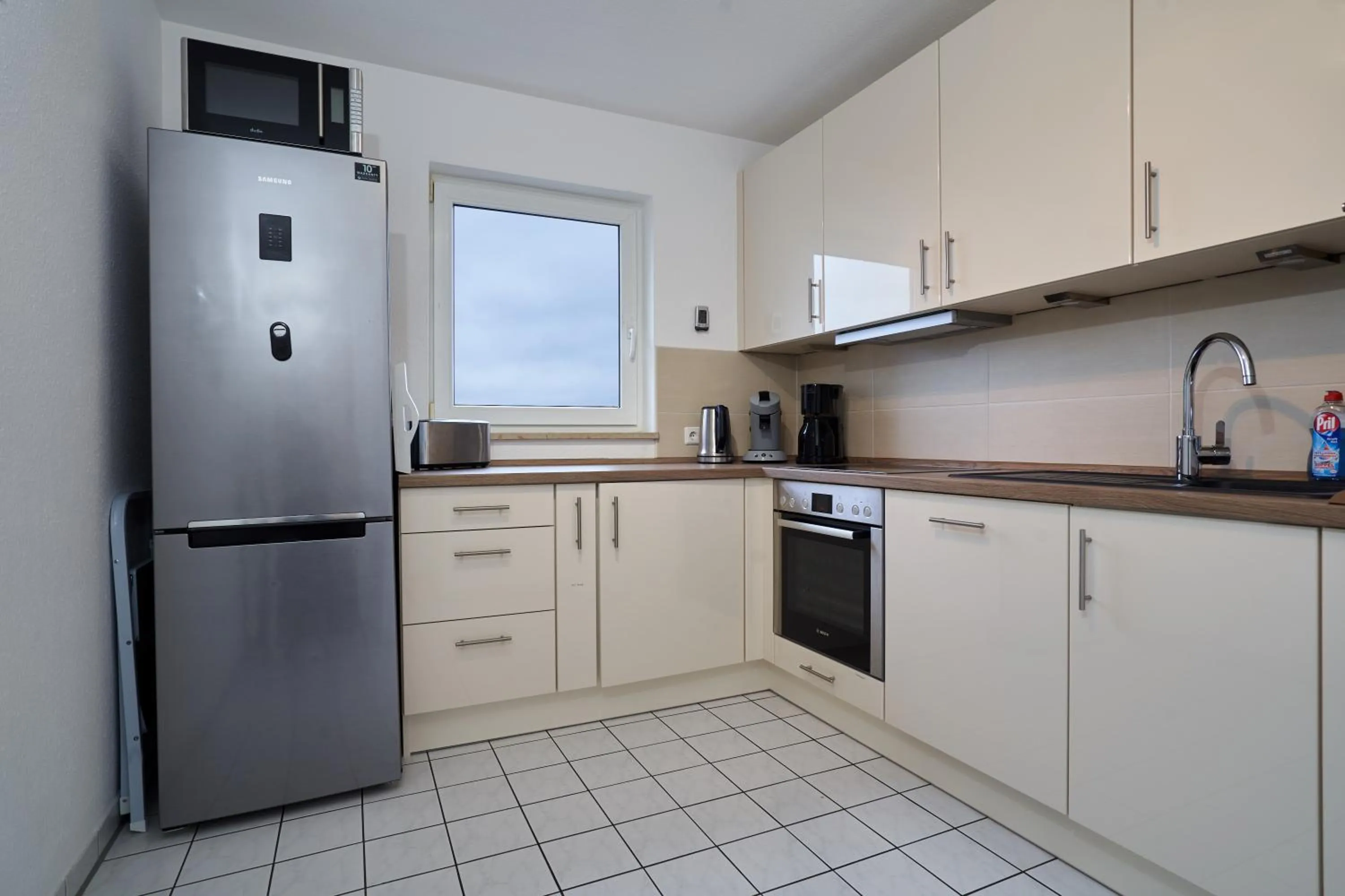 Kitchen or kitchenette in Apartment Sun Balcony Dresden Friedrichstadt