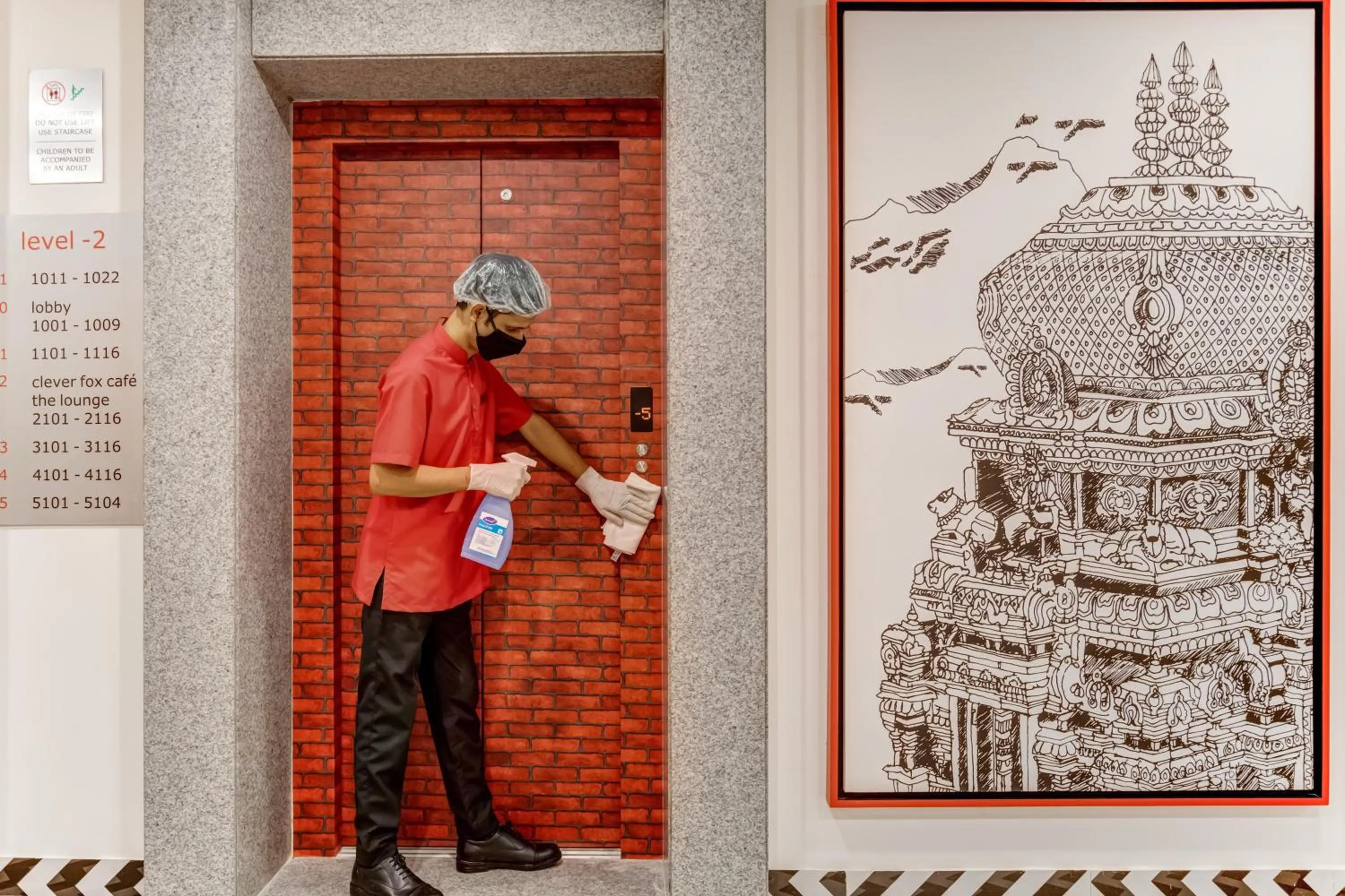 elevator in Red Fox by Lemon Tree Hotels, Neelkanth