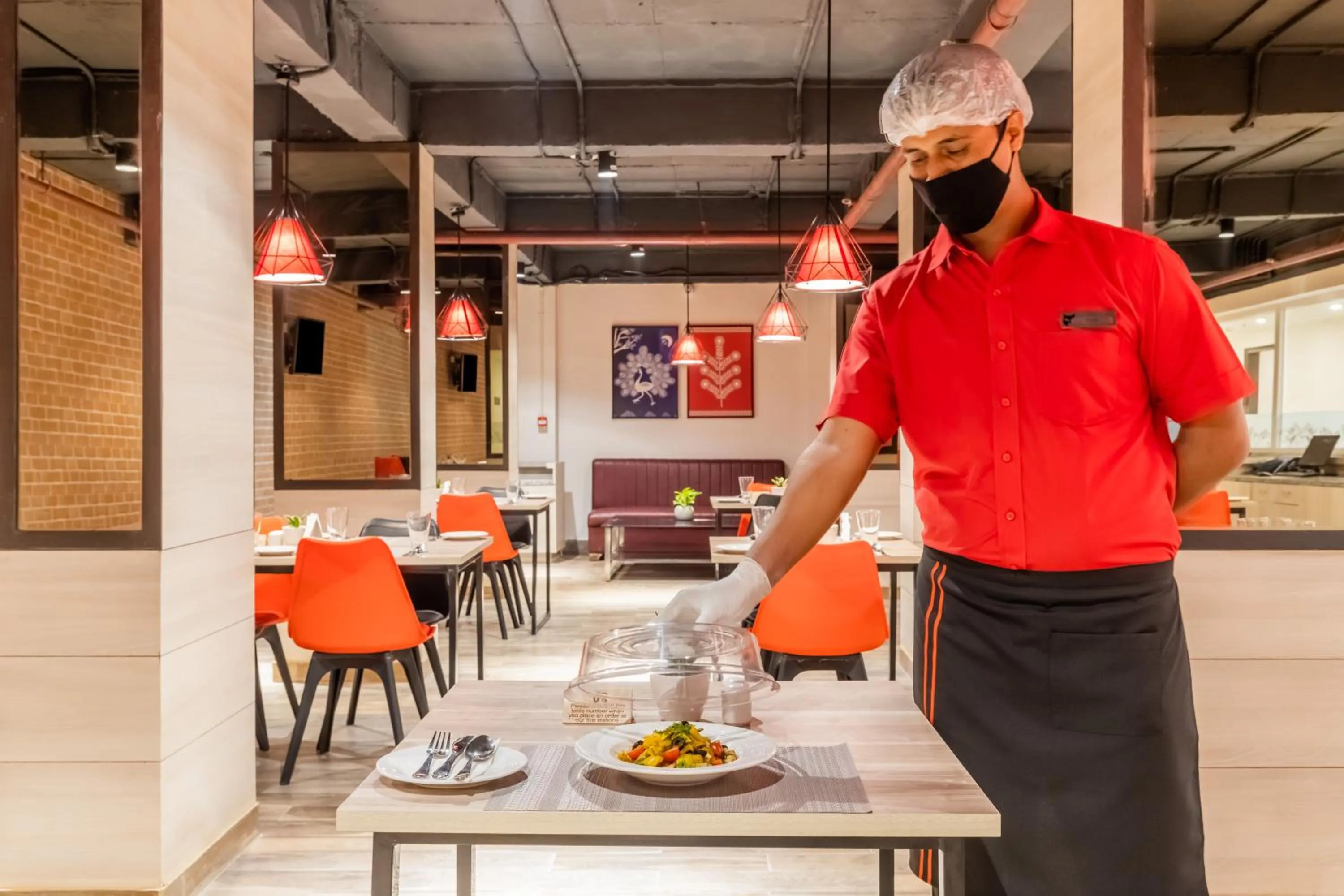 Restaurant/places to eat in Red Fox by Lemon Tree Hotels, Neelkanth