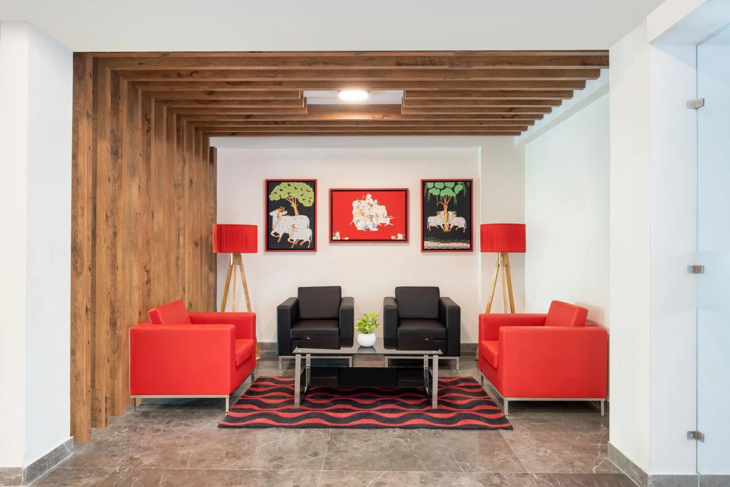 Lobby or reception in Red Fox by Lemon Tree Hotels, Neelkanth