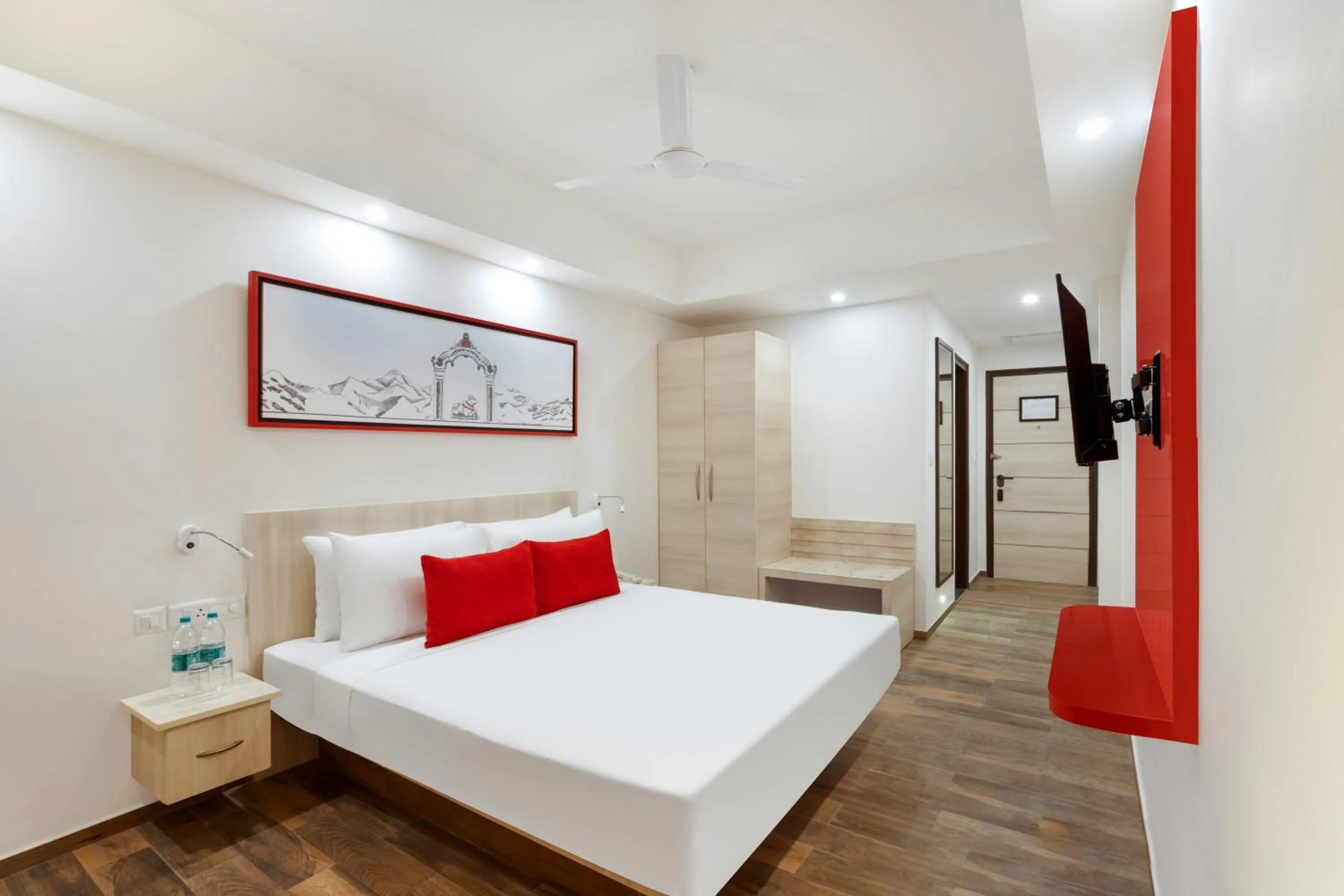 Bedroom, Bed in Red Fox by Lemon Tree Hotels, Neelkanth