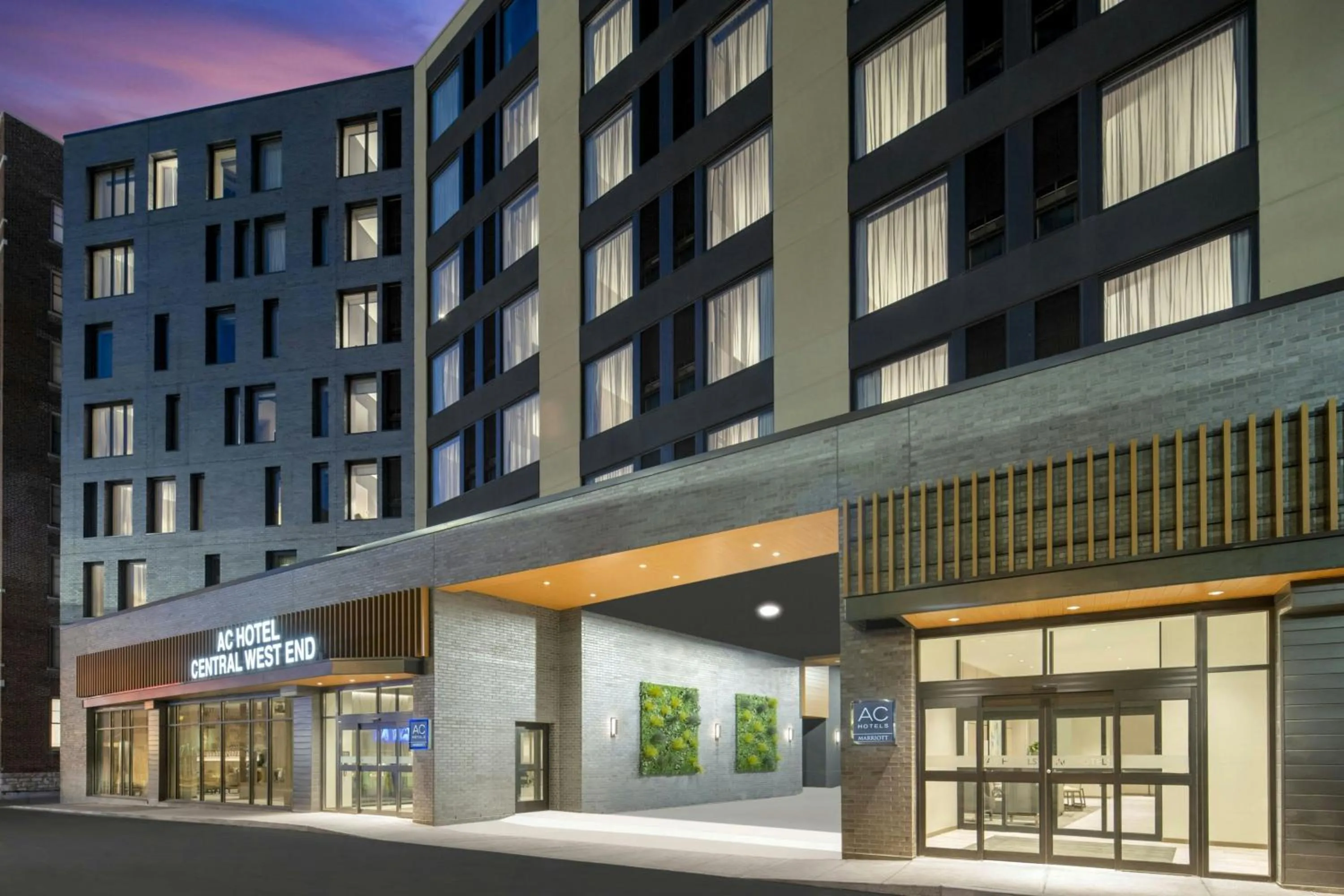 Property building in AC Hotel by Marriott St Louis Central West End