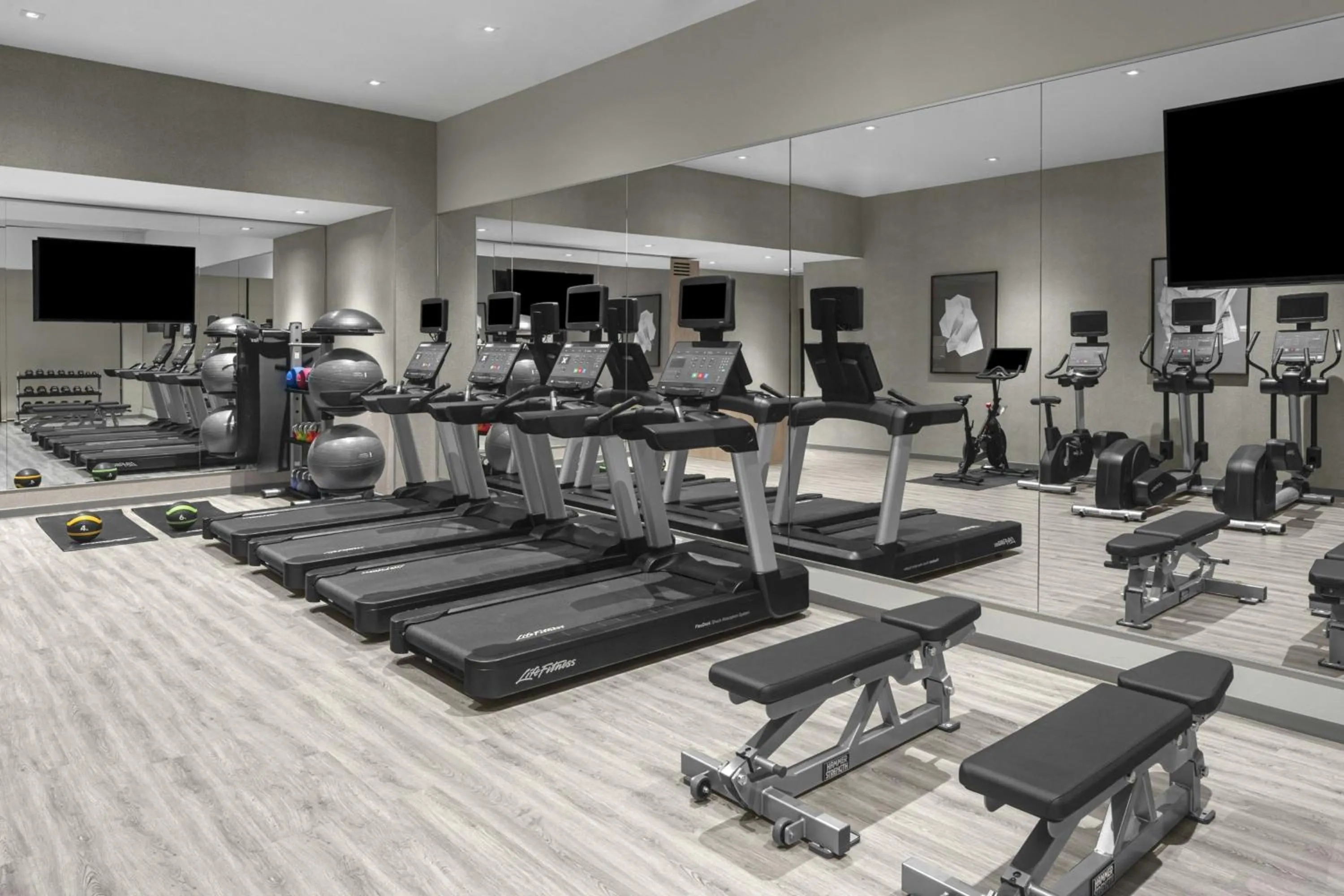 Fitness centre/facilities in AC Hotel by Marriott St Louis Central West End