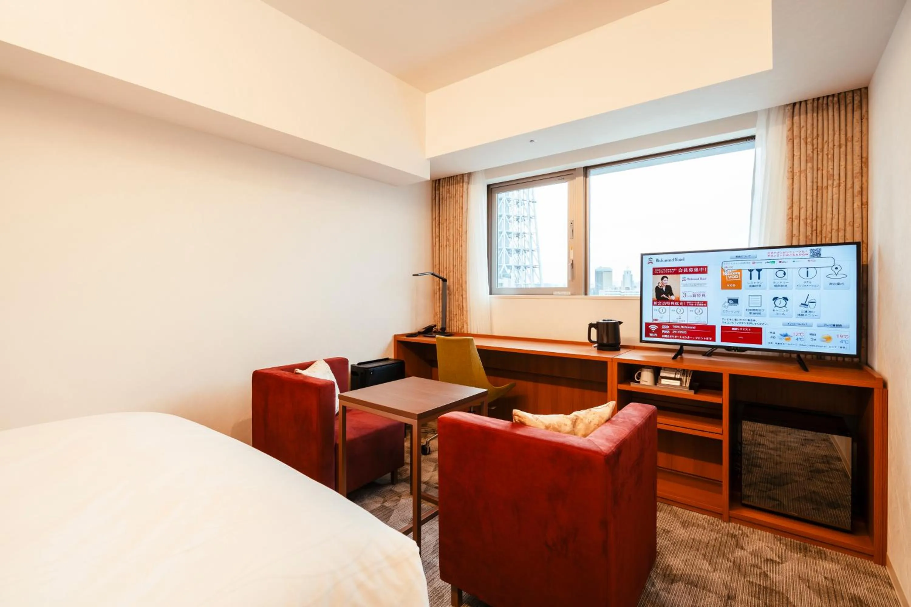 Photo of the whole room, Bed in Keisei Richmond Hotel Tokyo Oshiage