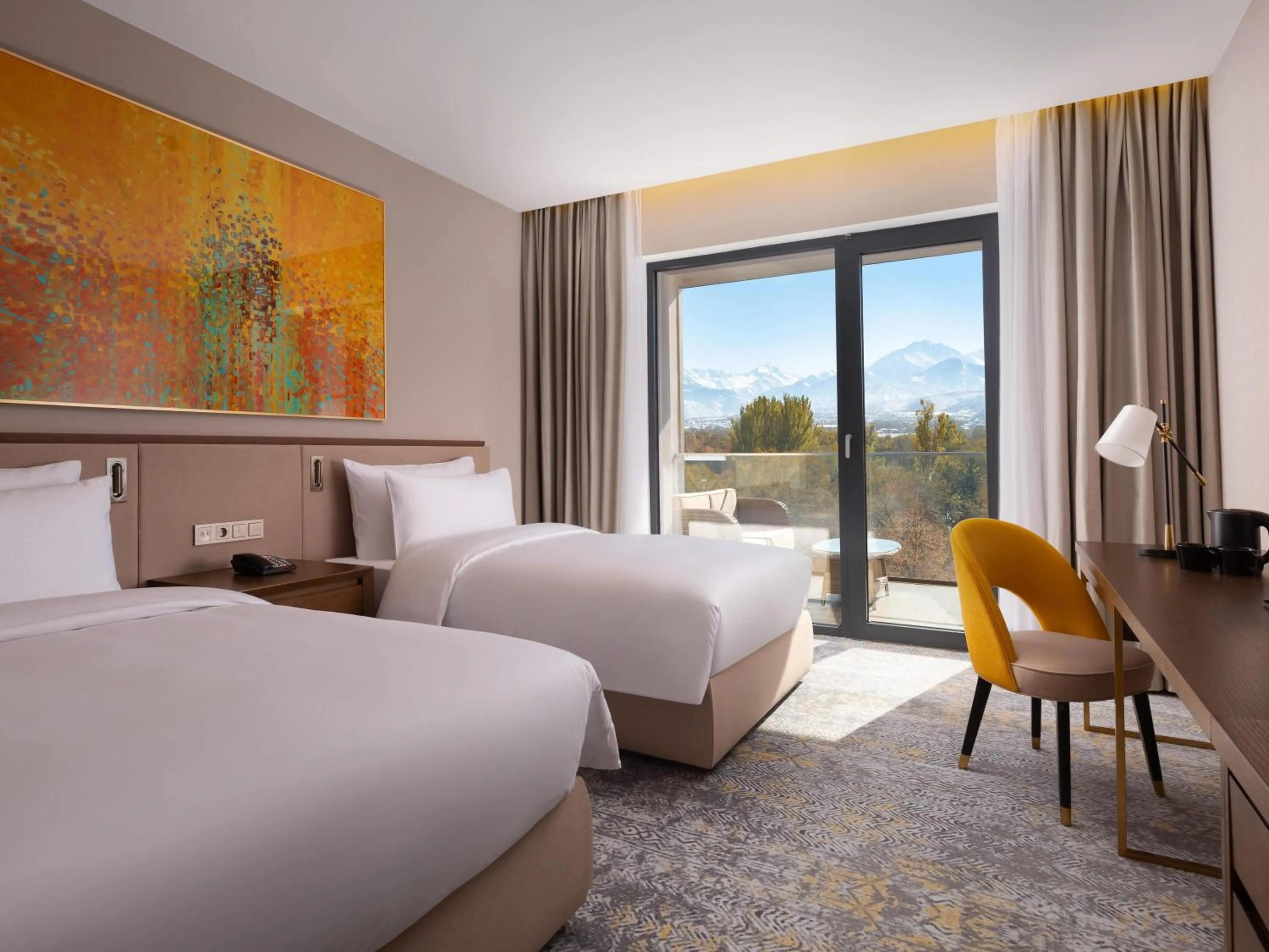 Bedroom, Bed in Swissôtel Wellness Resort Alatau Almaty