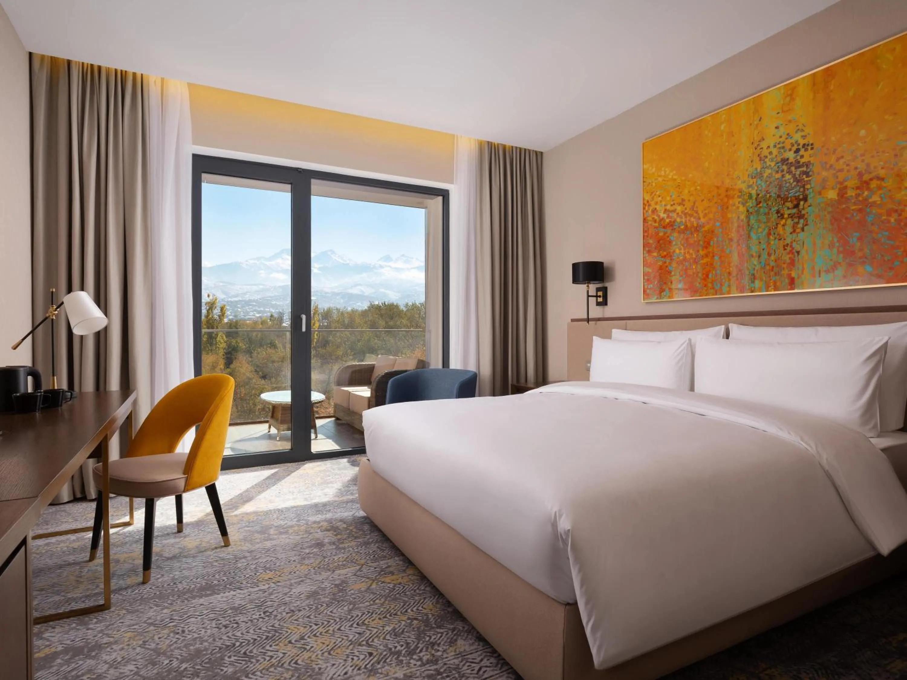 Bedroom, Bed in Swissôtel Wellness Resort Alatau Almaty